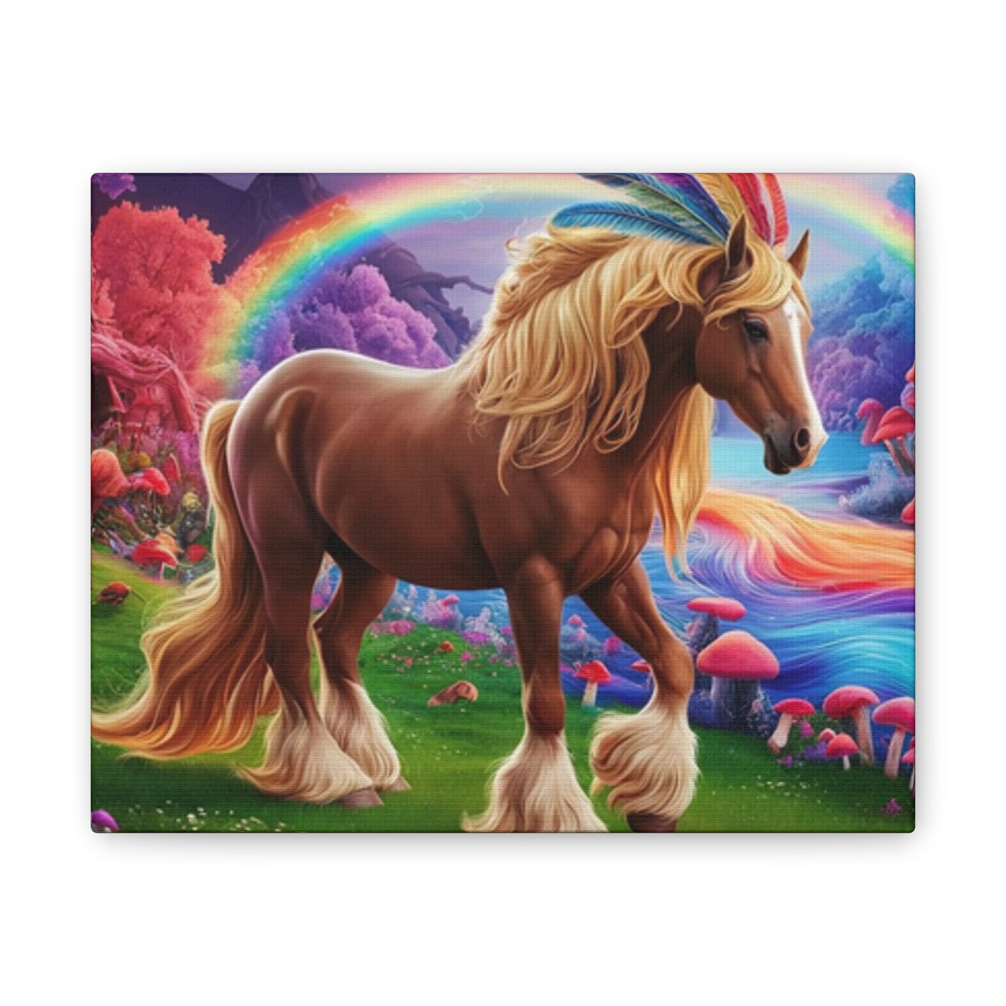 Colorful Horse - Canvas Stretched, 0.75"