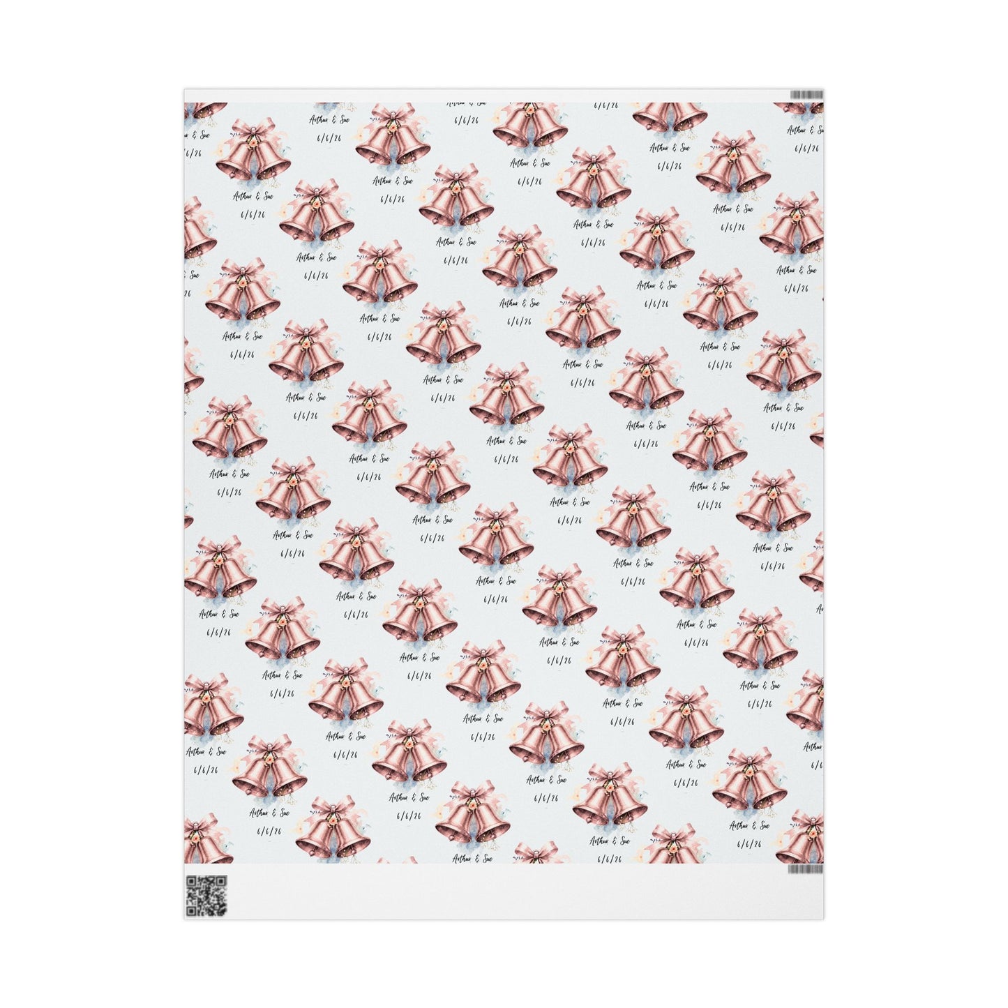 Customized Wedding Bells - Wrapping Papers