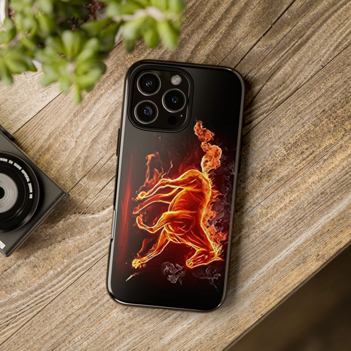 Burning Horse - Whimsical Phone Cases