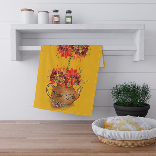 Hello Fall - Tea Towels (cotton, poly) Mother's Day