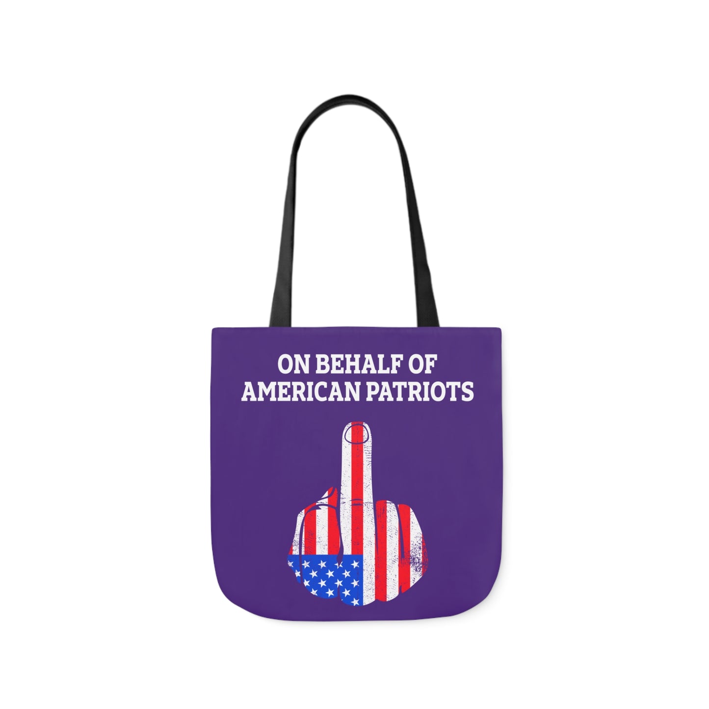 On Behalf - Canvas Tote Bag, 5-Color Straps veterans - Patriotic