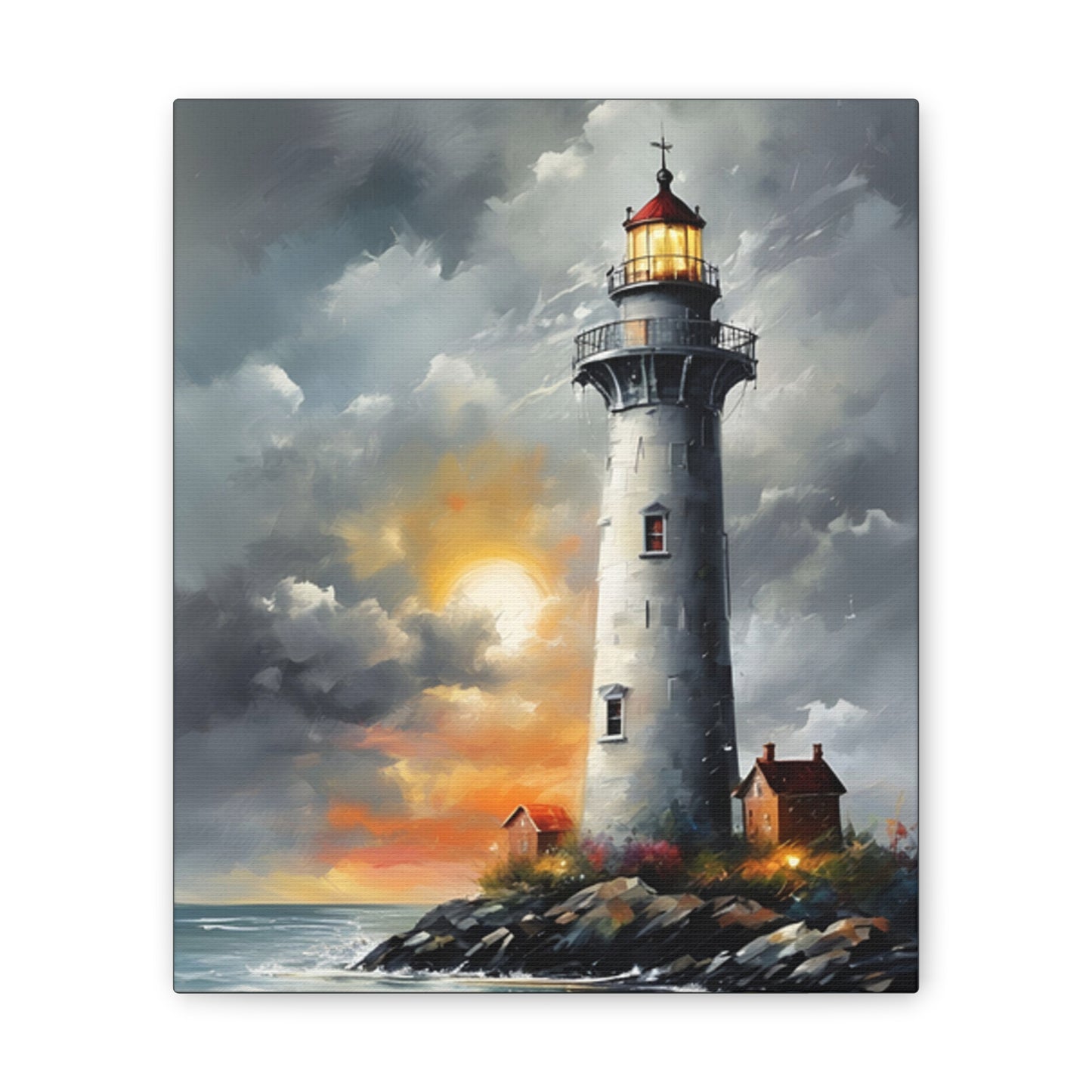 Light House - Canvas -Stretched, 0.75"