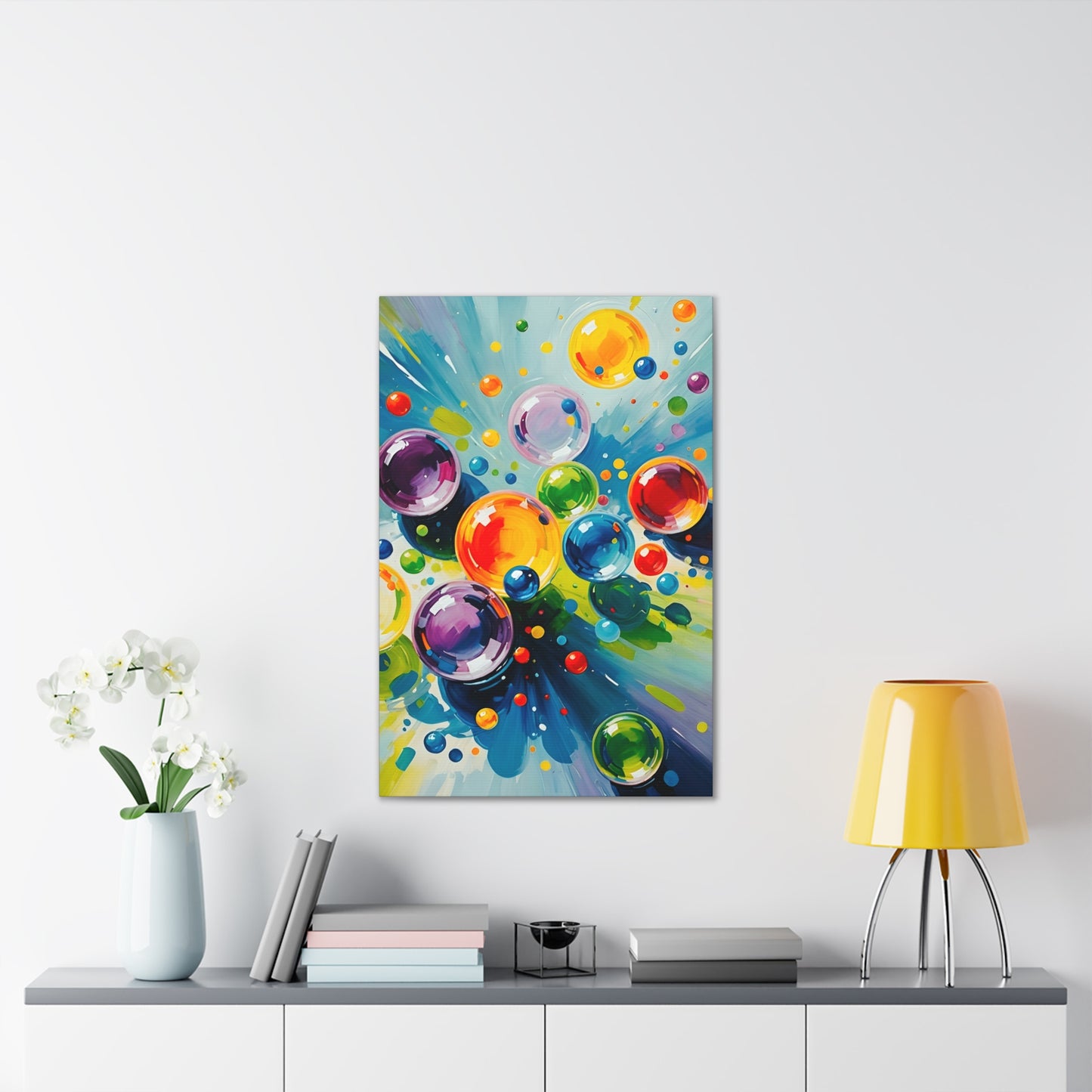 Colored Balls - Canvas Stretched, 0.75"