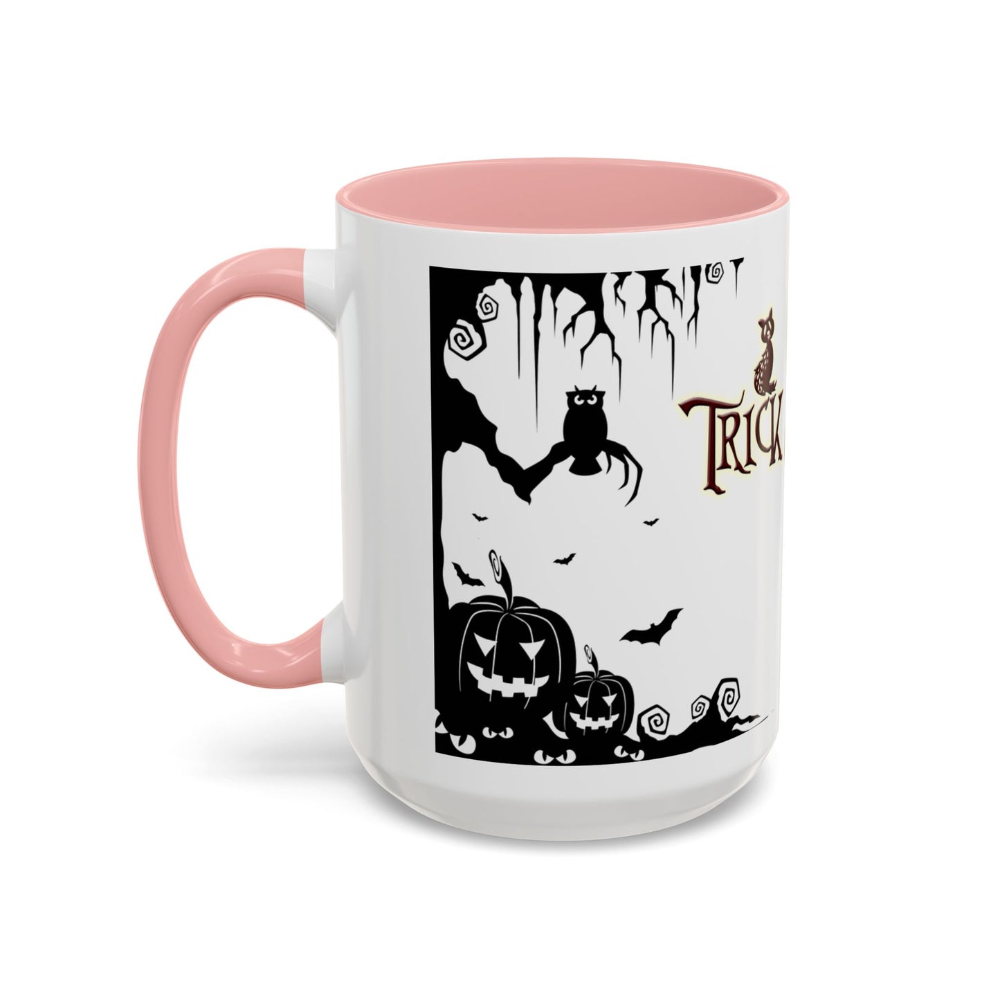 Trick or Treat -Accent Coffee Mug (11, 15oz) - Halloween