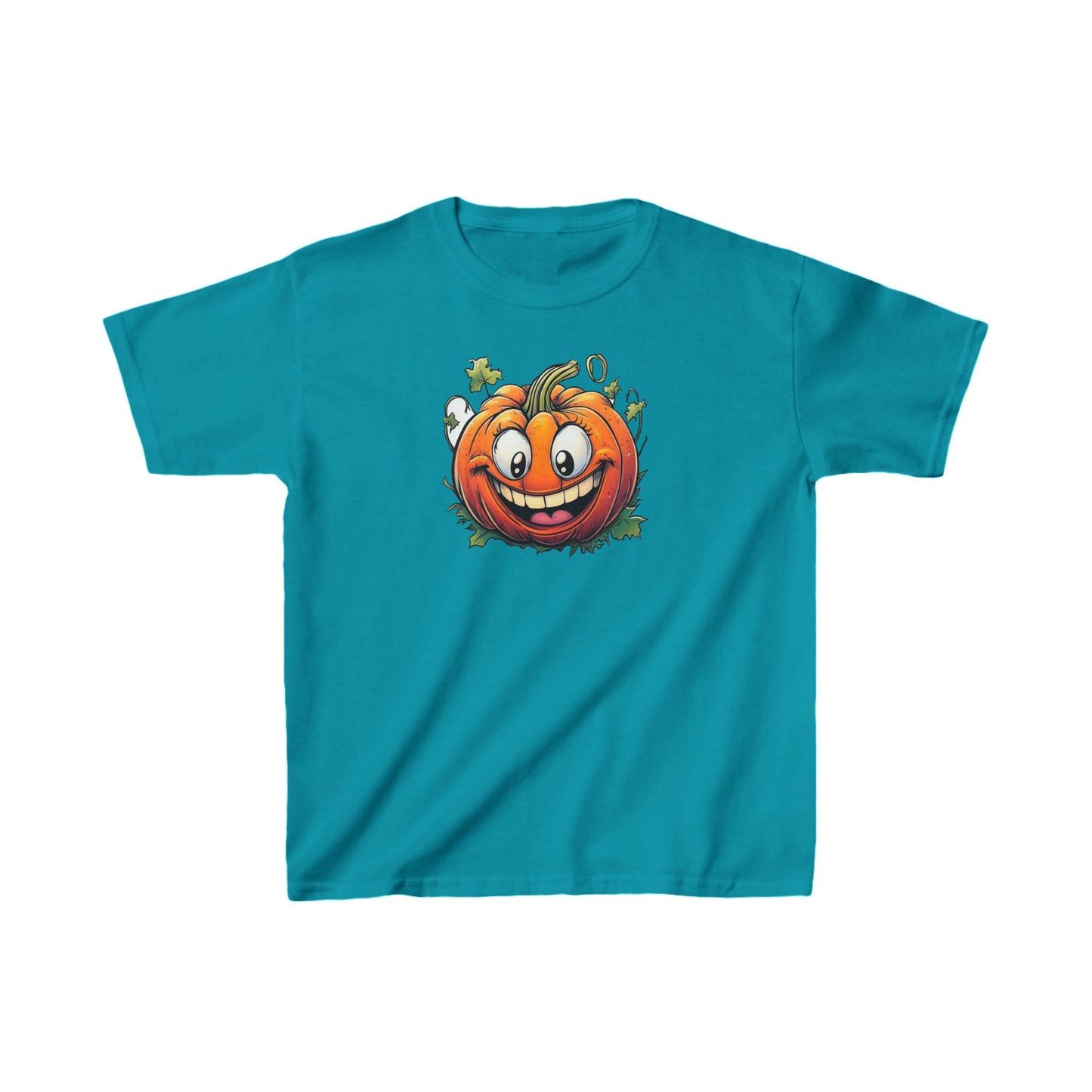 Kids - Happy Pumpkin -  Heavy Cotton™ T-Shirts