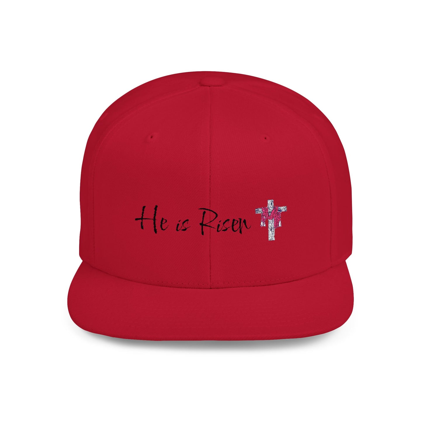 He is Risen - Black - Embroidered - Low Profile Baseball Cap - Easter - Mother's Day - Father's Day - Easter 1