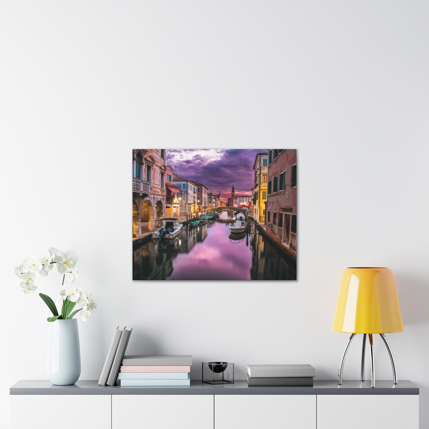 Venice Canal - Canvas Stretched, 0.75"