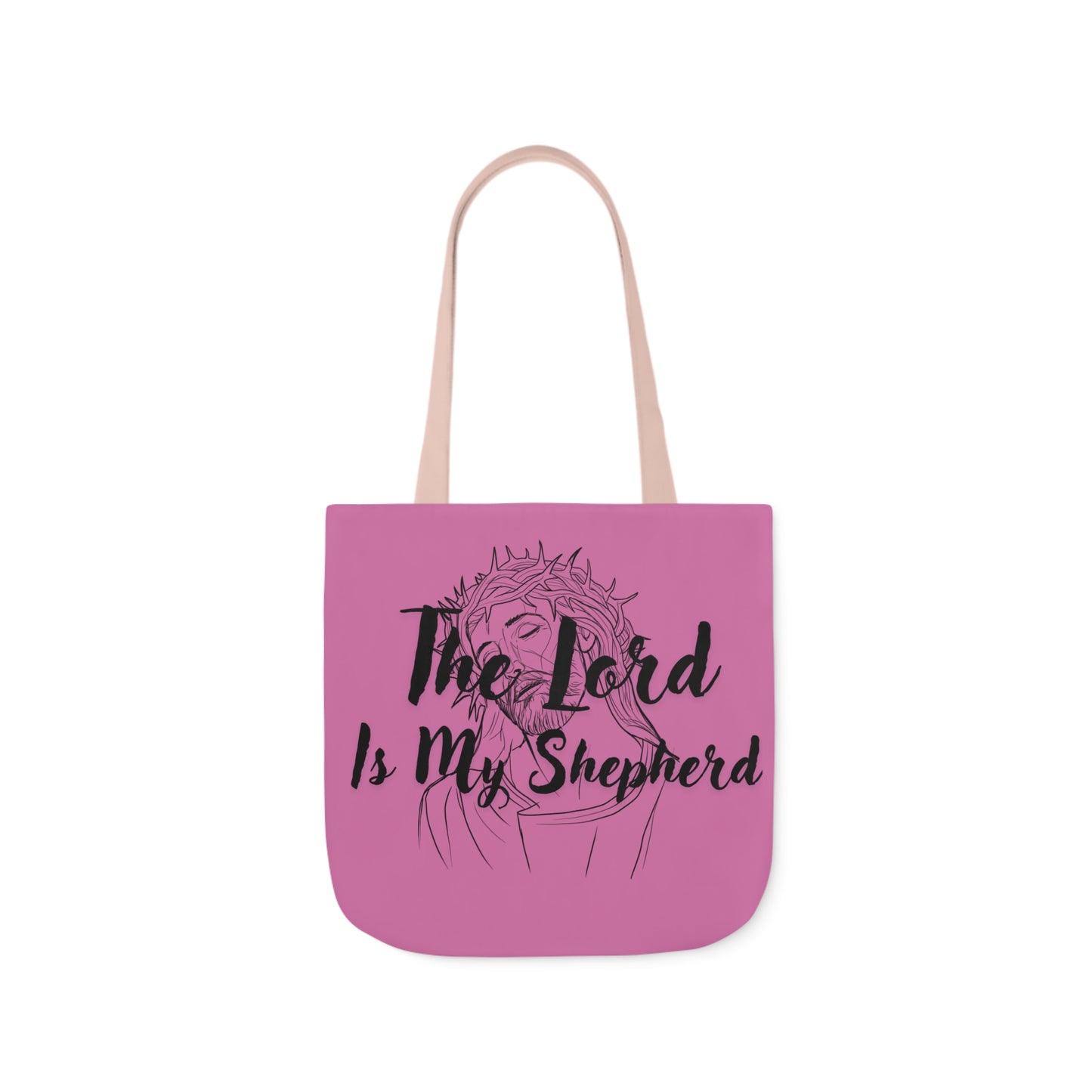 The Lord is My Shepherd - Canvas Tote Bag, 5-Color Straps - Religious