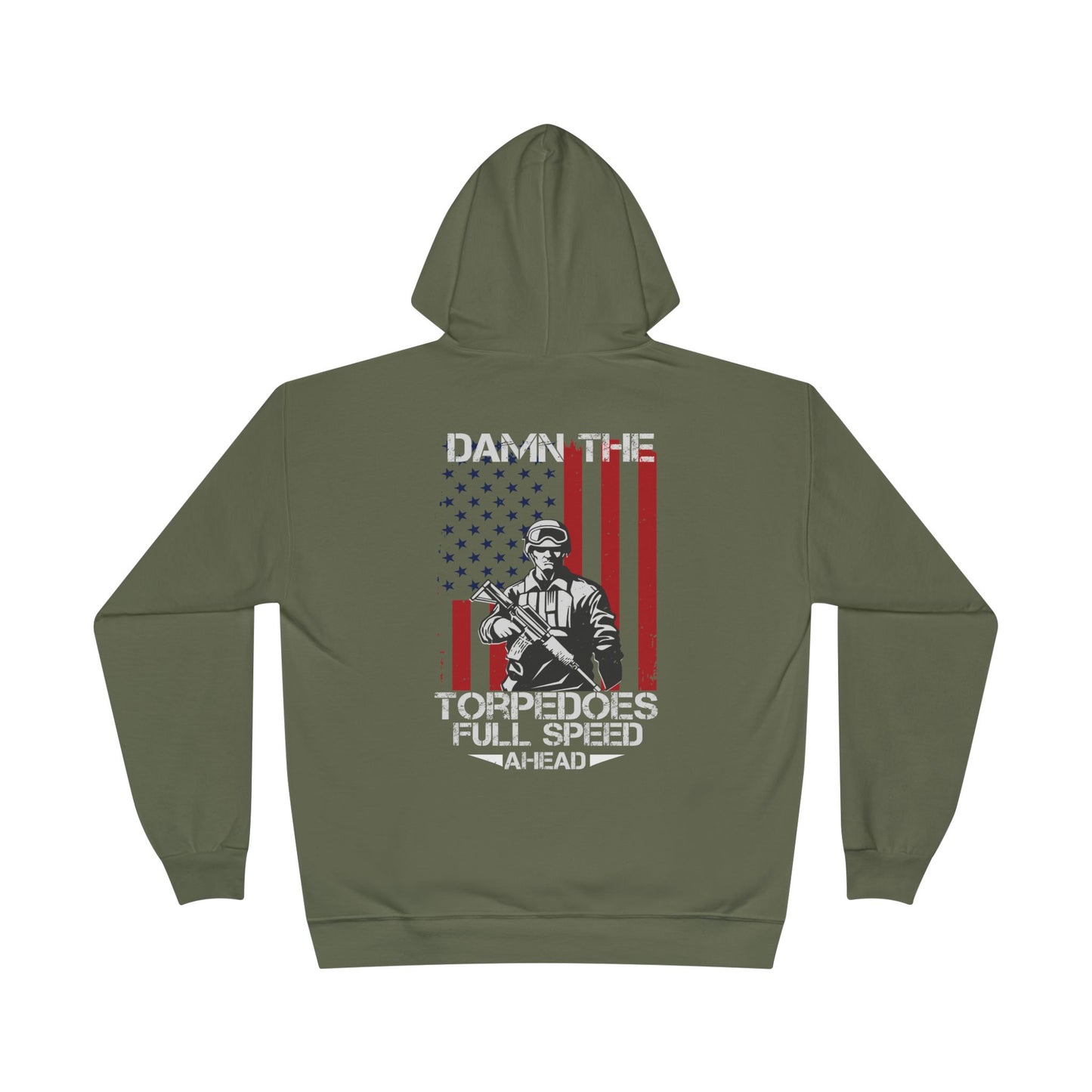 Military - Veteran - Unisex EcoSmart® Pullover Hoodie Sweatshirt