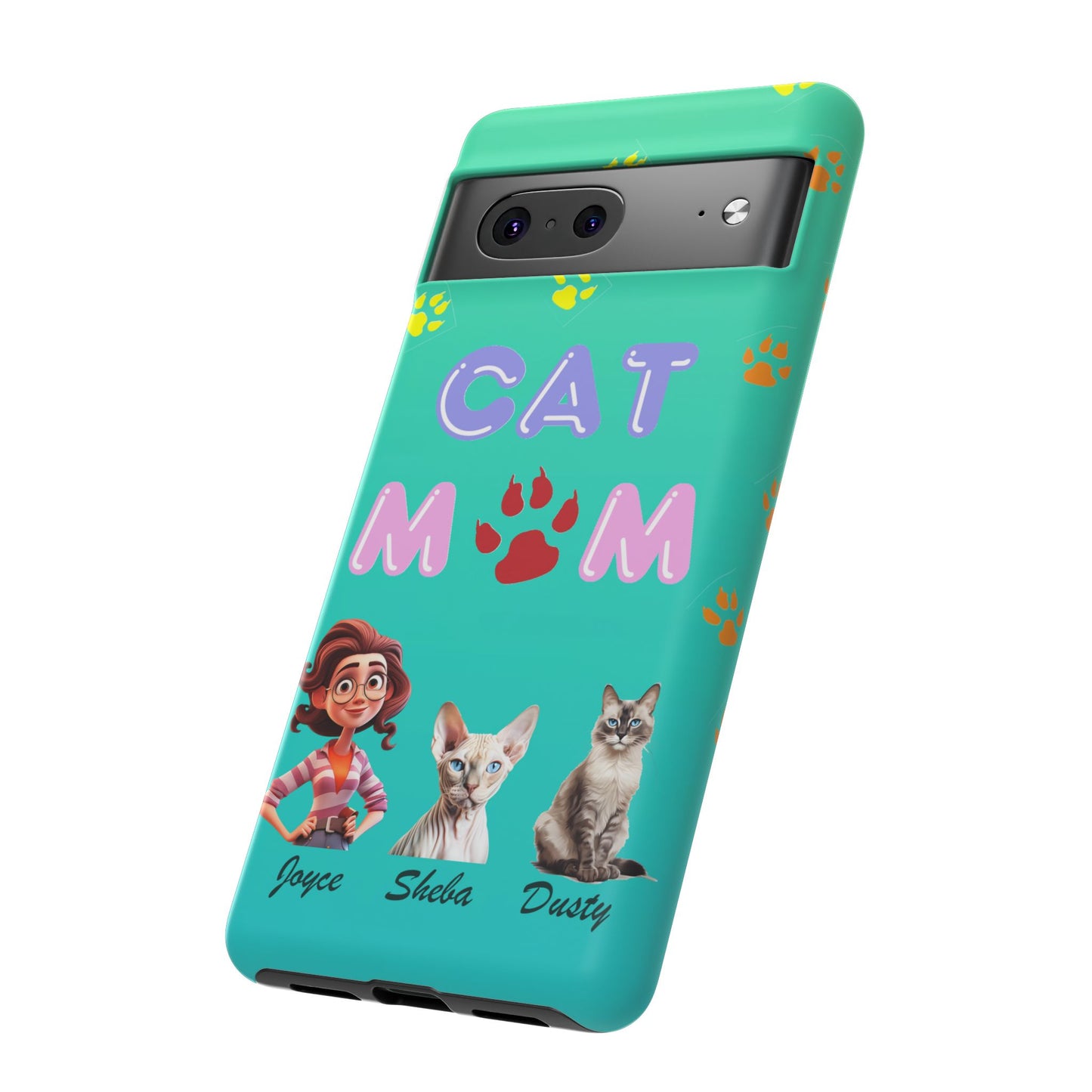 Cat Mom - Tough Cases - Mother's Day - Whimsical