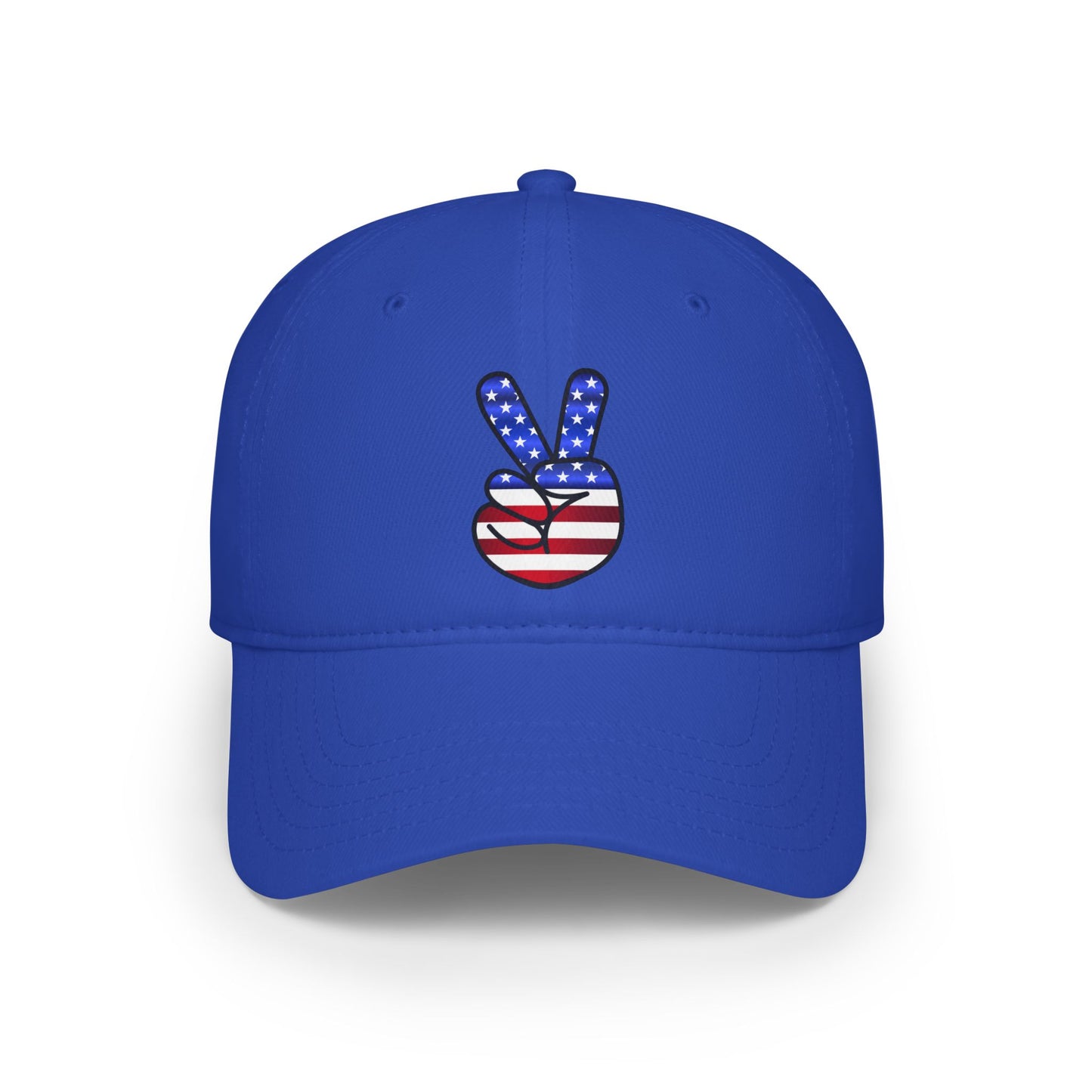 Peace Sign Flag - Low Profile Baseball Cap