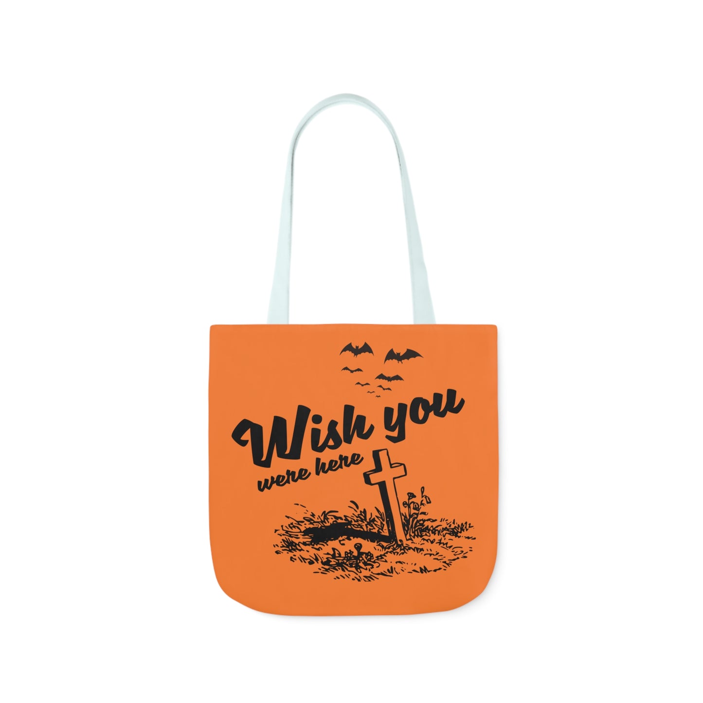 Wish you were here - Canvas Tote Bag, 5-Color Straps - Halloween