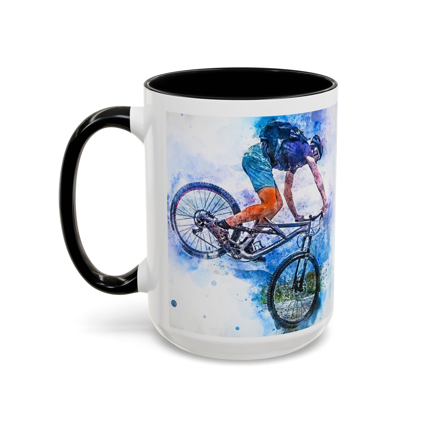 Mountain Bike - Accent Coffee Mug (11, 15oz)