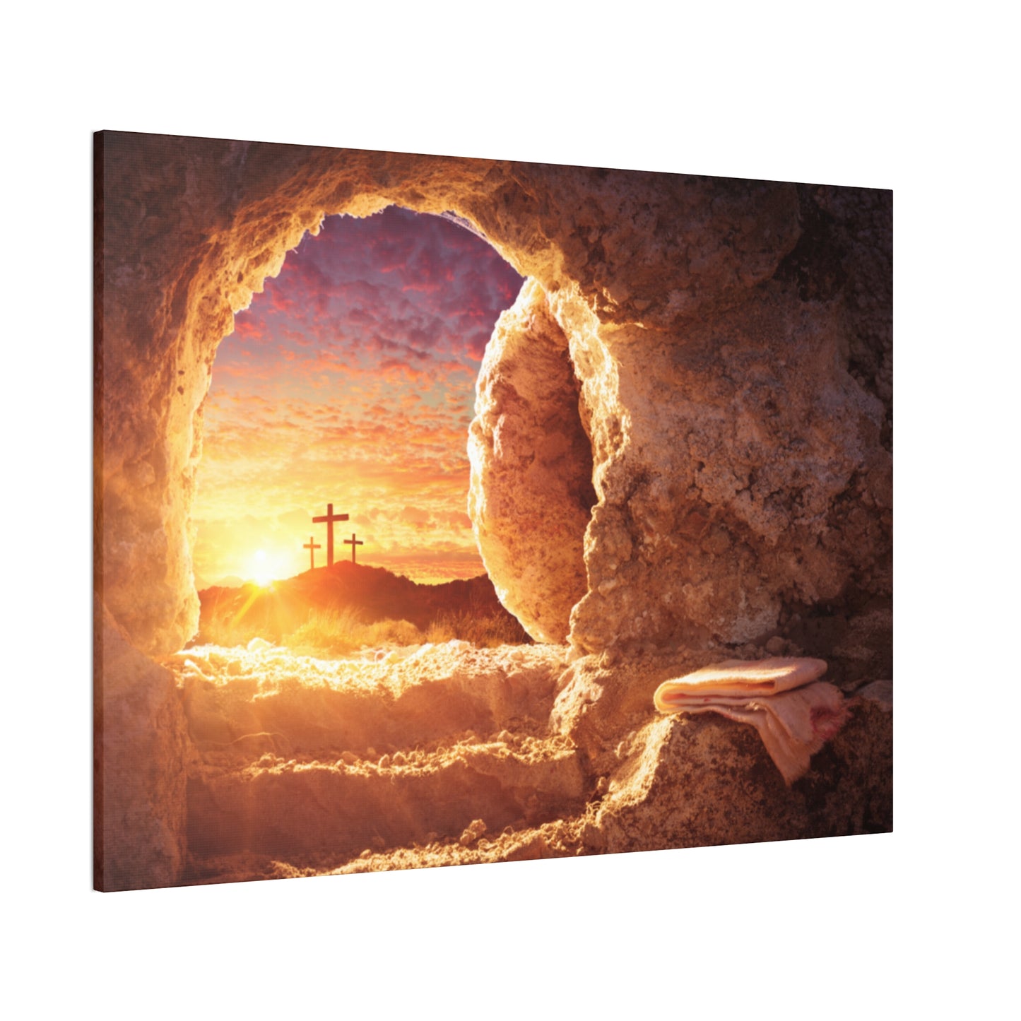 Resurrection - Canvas Stretched, 0.75" - Easter - Mother's Day - Father's Day