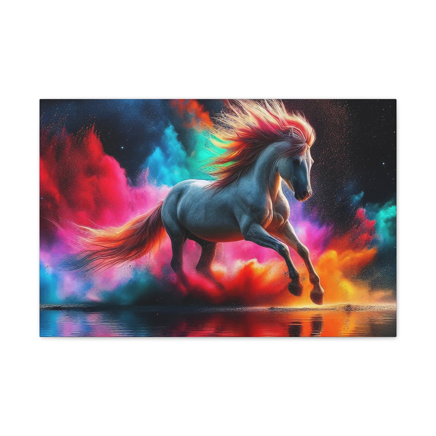 Colorful Horse - Canvas Stretched, 0.75"