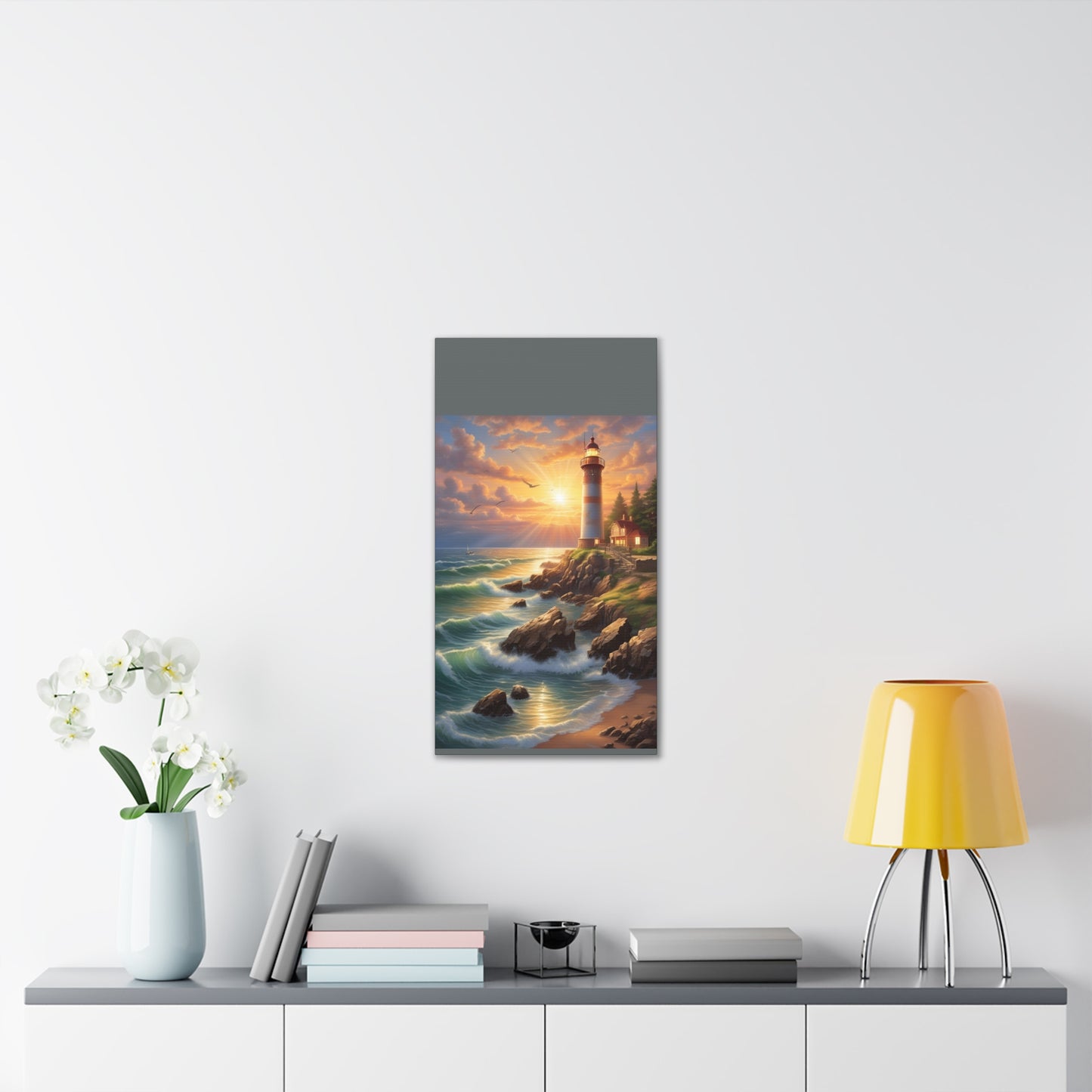 Light House - Canvas Stretched, 0.75"