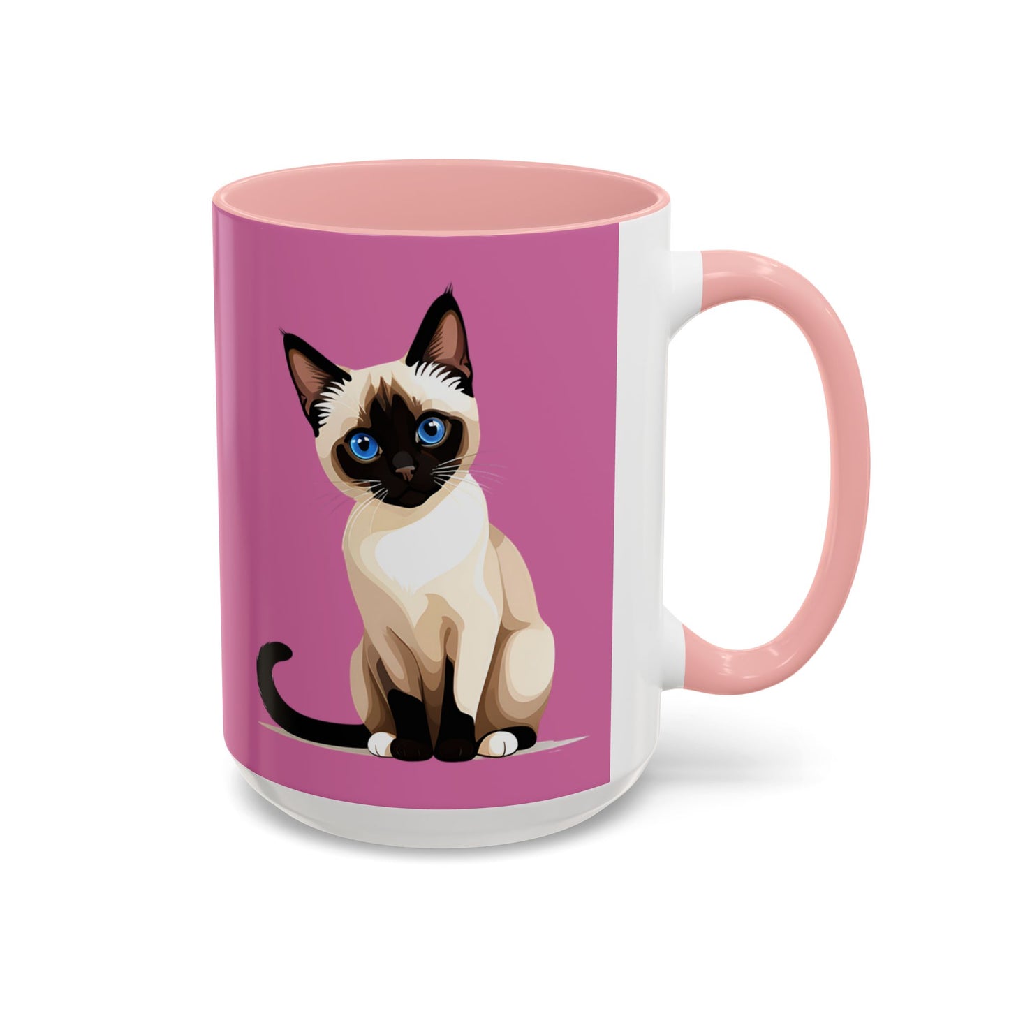 Siamese Cat - Accent Coffee Mug (11, 15oz)