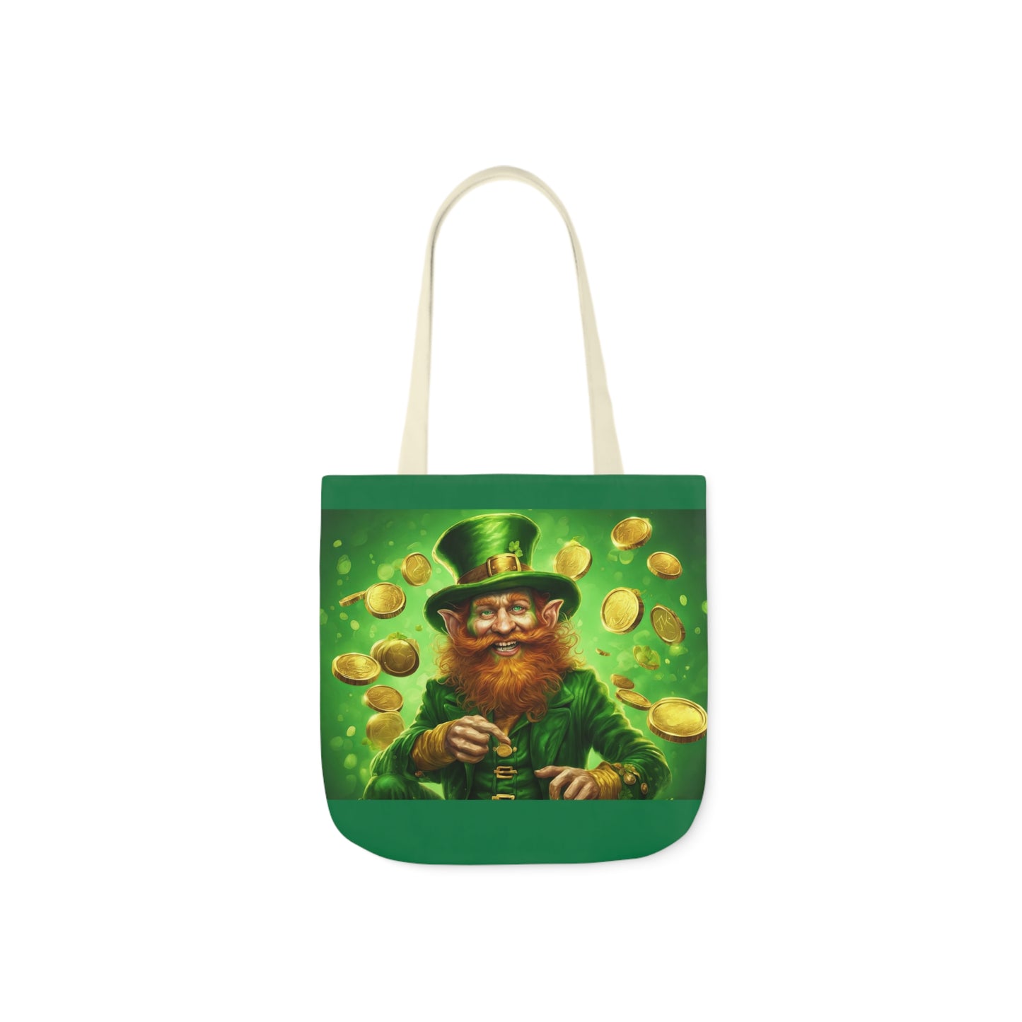 St. Patricks - Canvas Tote Bag, 5-Color Straps