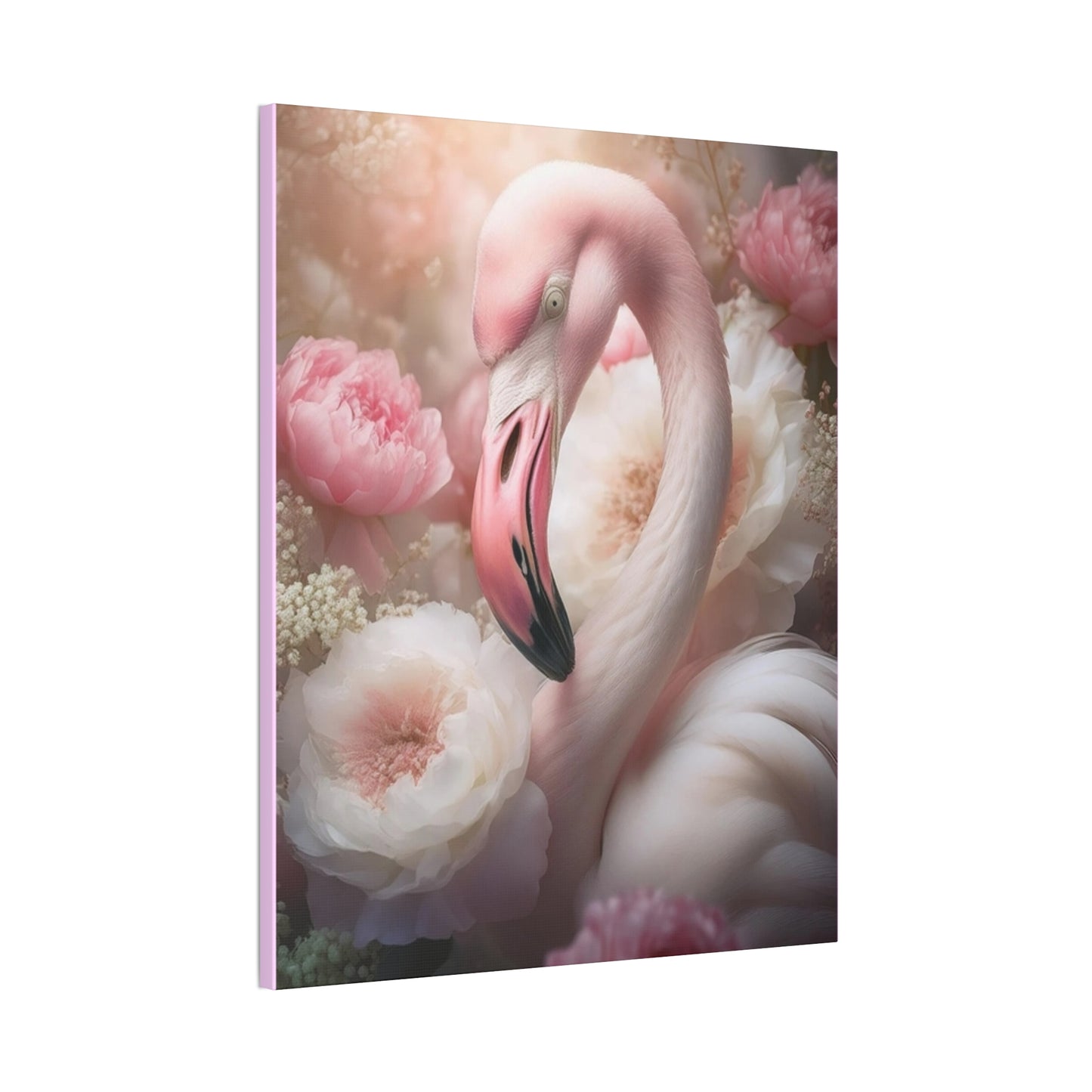 Flamingo - Canvas Stretched, 0.75"