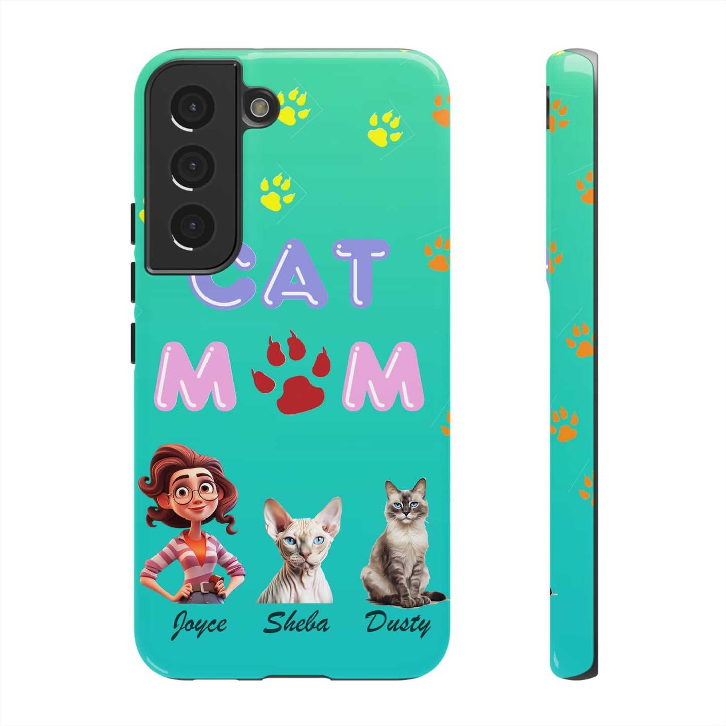 Cat Mom - Tough Cases - Mother's Day - Whimsical