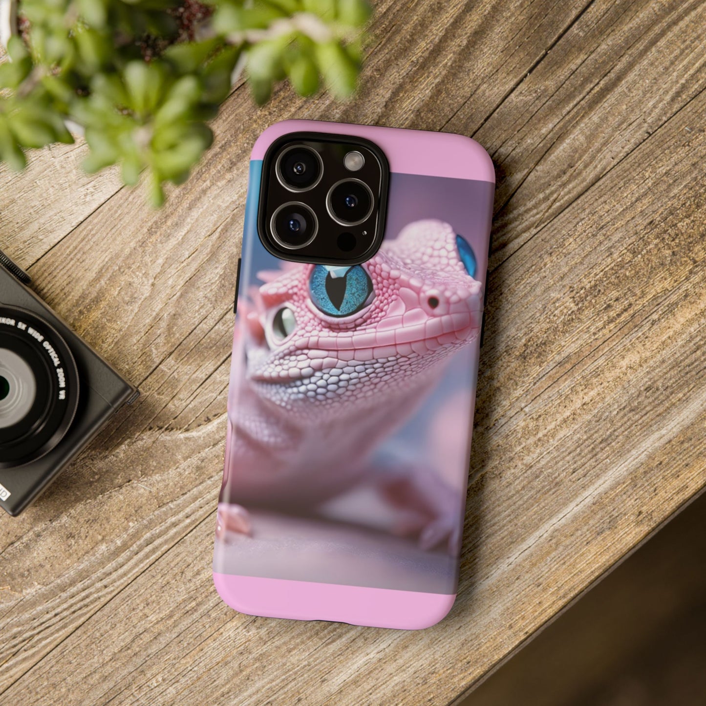 Pink Lizard - Whimsical Phone Cases