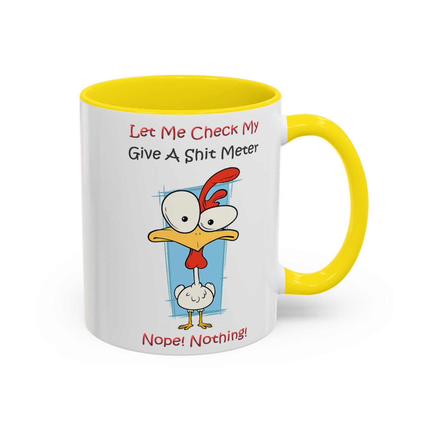 Let Me Check - Accent Coffee Mug (11, 15oz) Father's Day