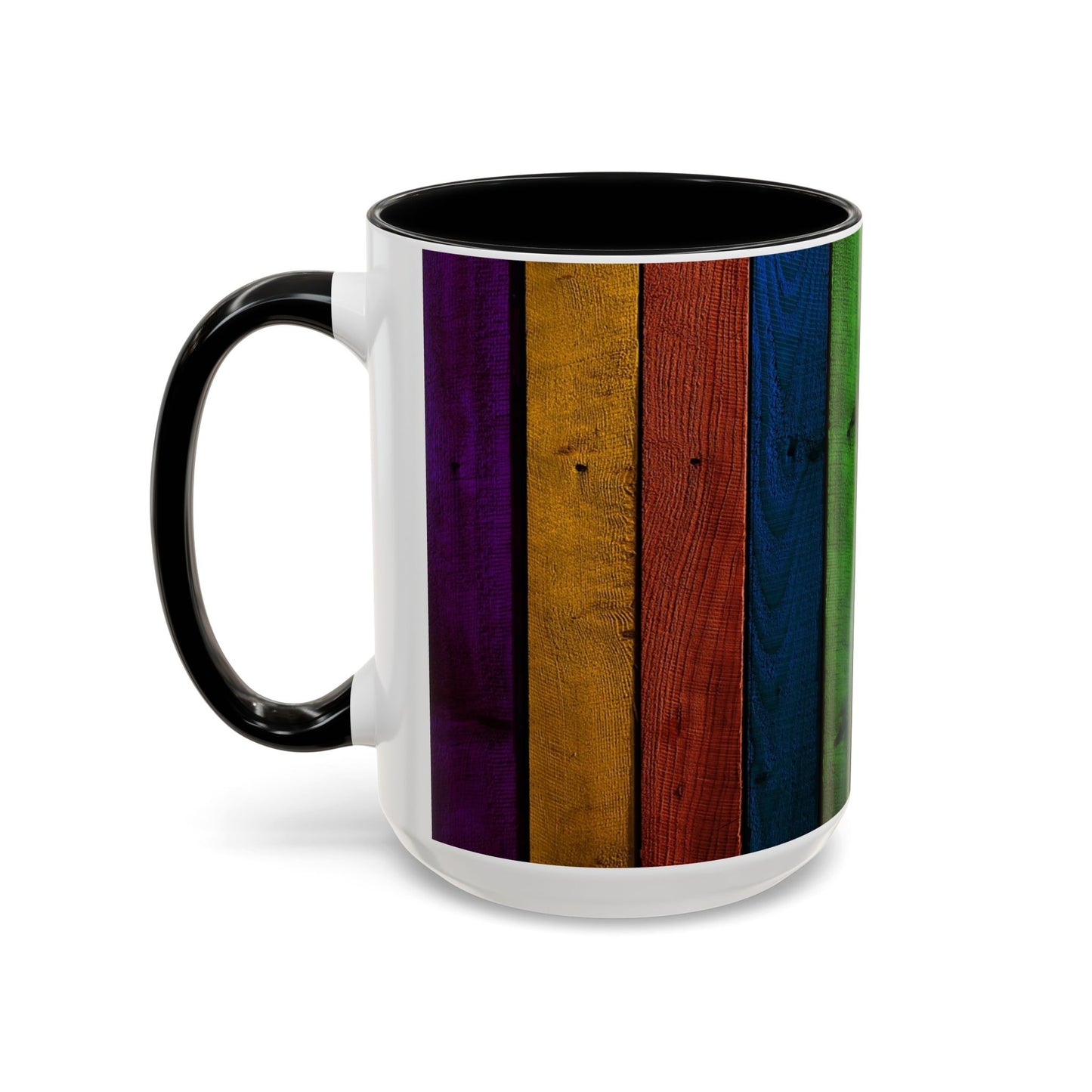 Colored Planks - Accent Coffee Mug (11, 15oz)