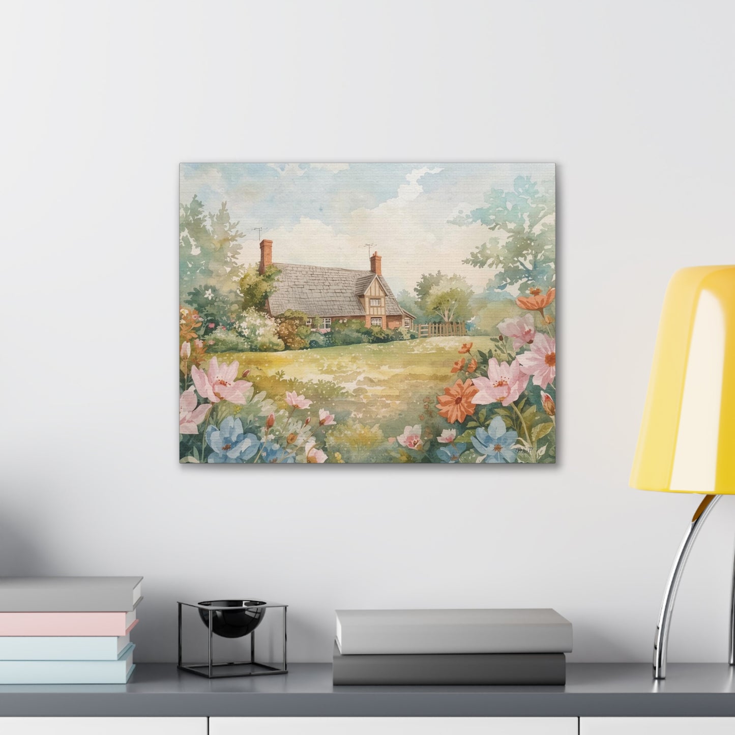 English Cottage - Canvas Stretched, 0.75" - 2026 Wall Art - Places