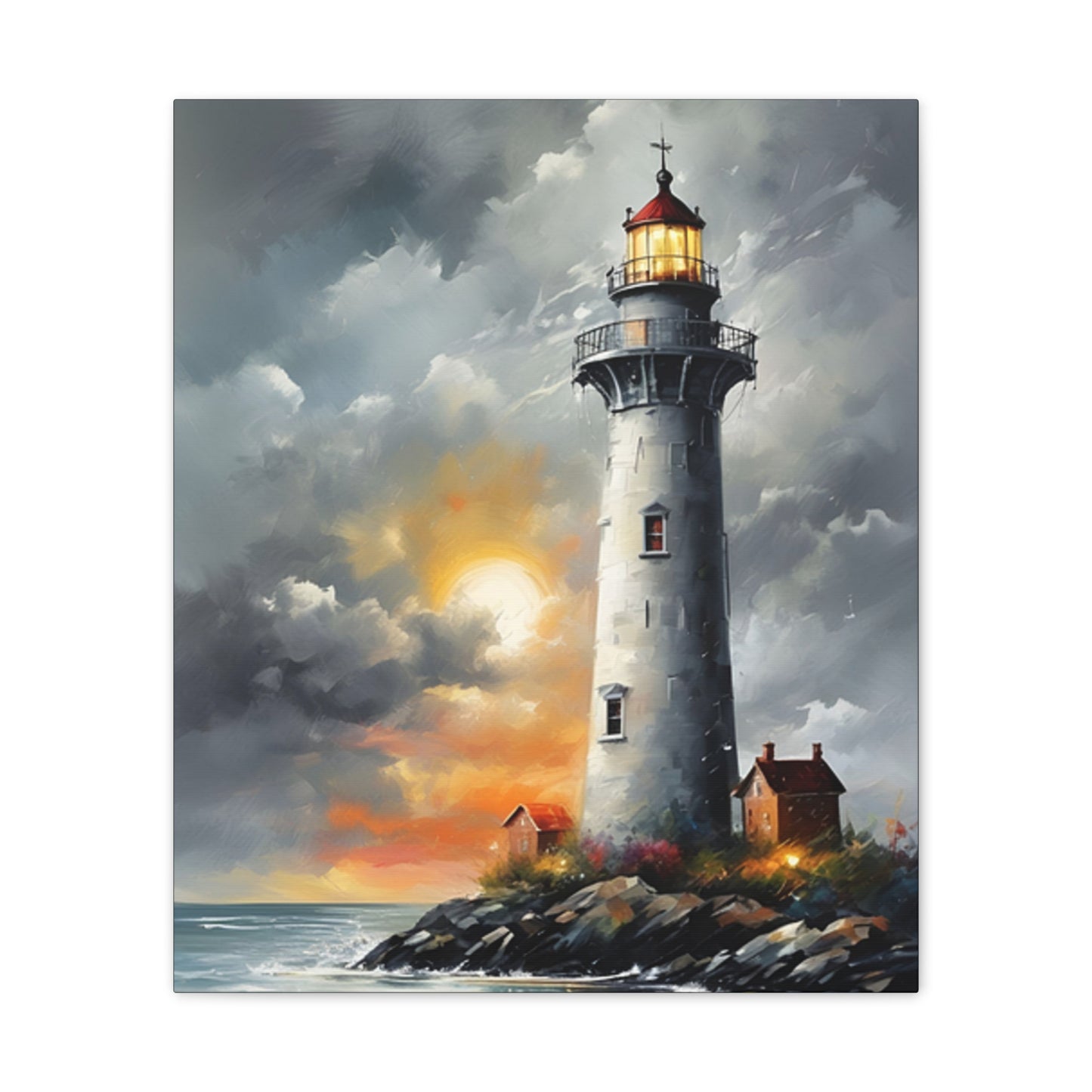 Light House - Canvas -Stretched, 0.75"