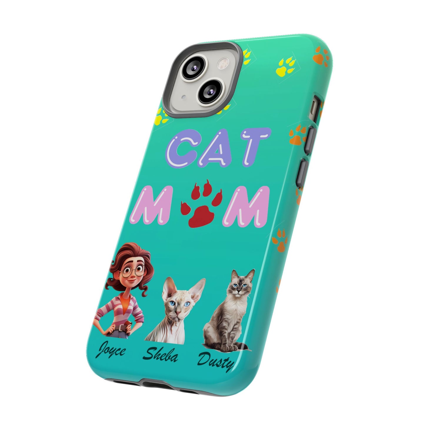 Cat Mom - Tough Cases - Mother's Day - Whimsical