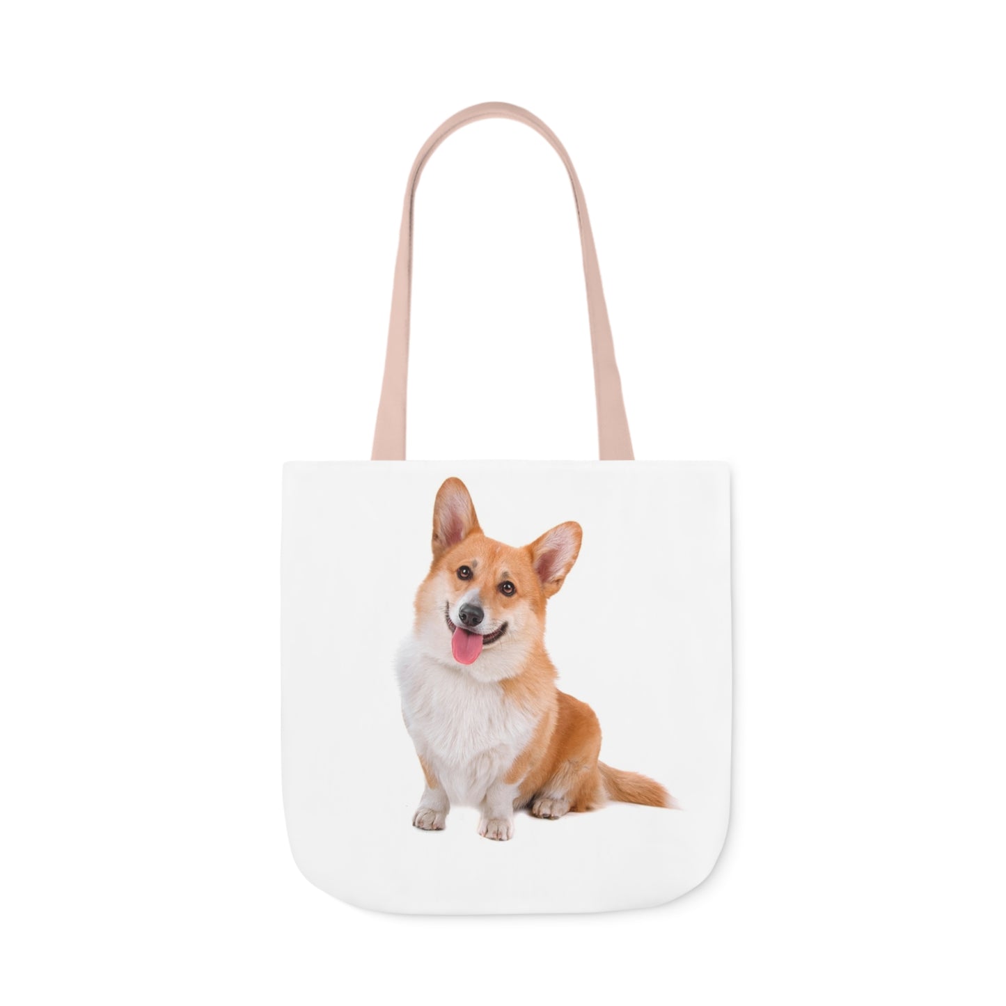 Corgi 1 - Canvas Tote Bag, 5-Color Straps