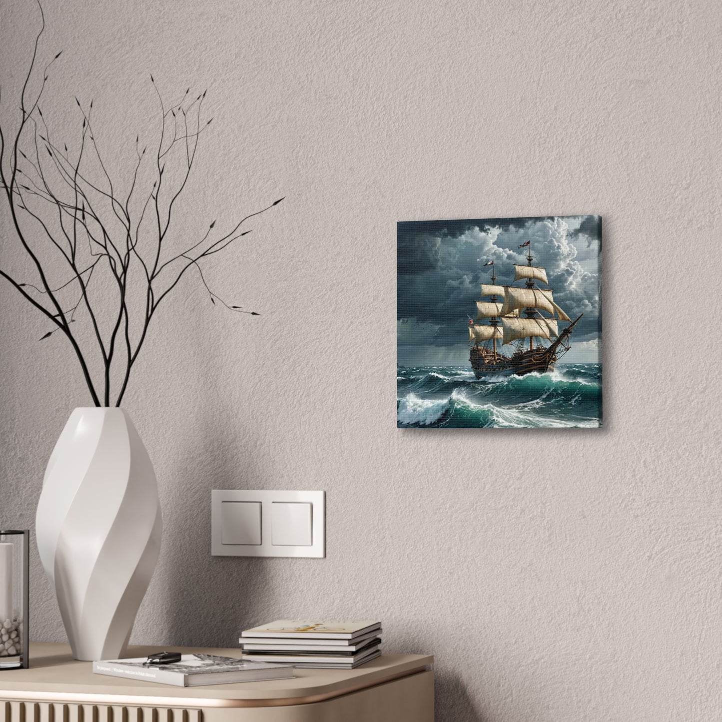 Sailing Ship - Canvas Stretched, 0.75" - Father's Day