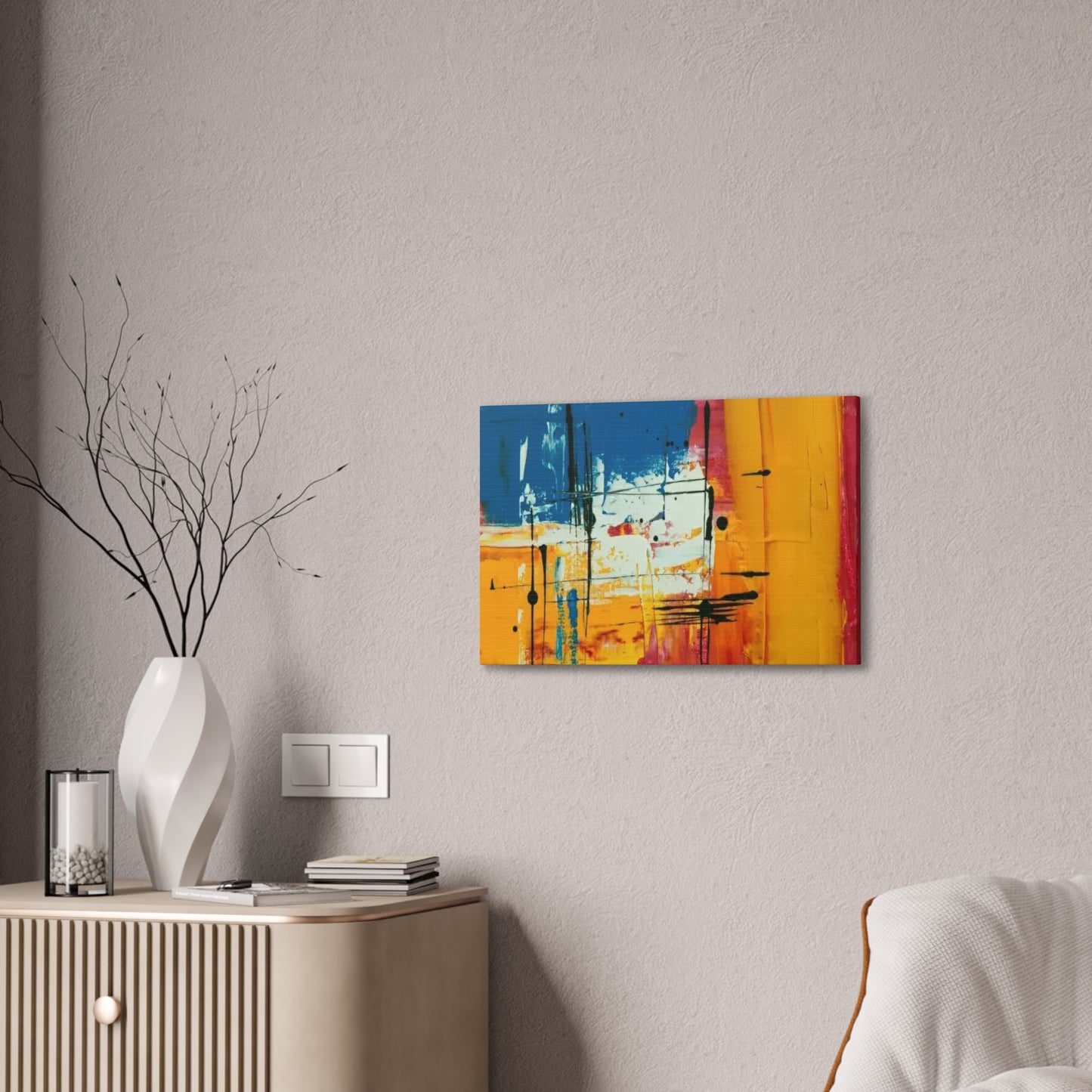 Beautiful Abstract Colors - Canvas Stretched, 0.75"