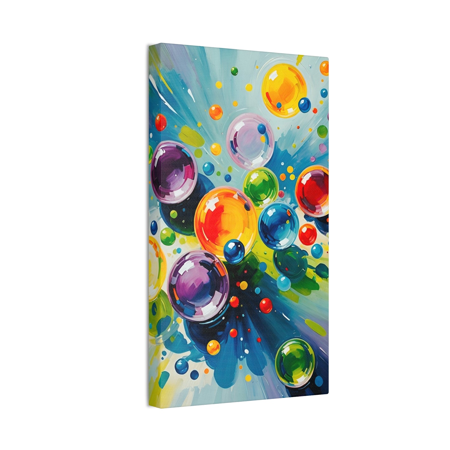 Colored Balls - Canvas Stretched, 0.75"