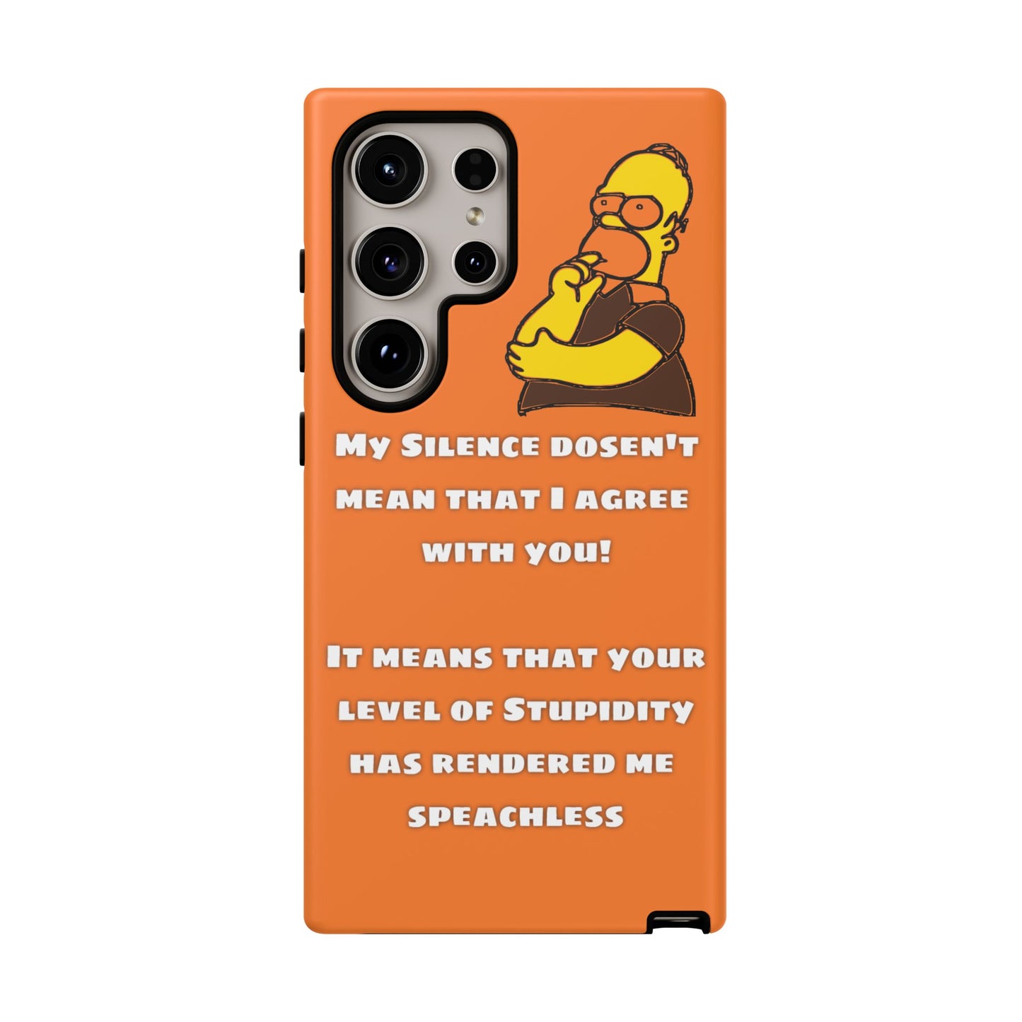 My Silence - Tough Cases - Whimsical Phone Cases