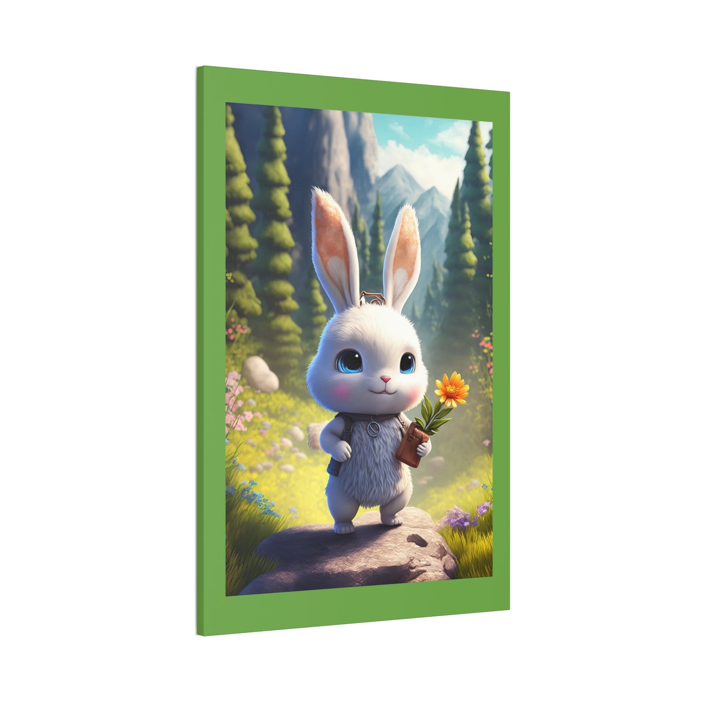 Bunny - Canvas Stretched, 0.75" - Easter