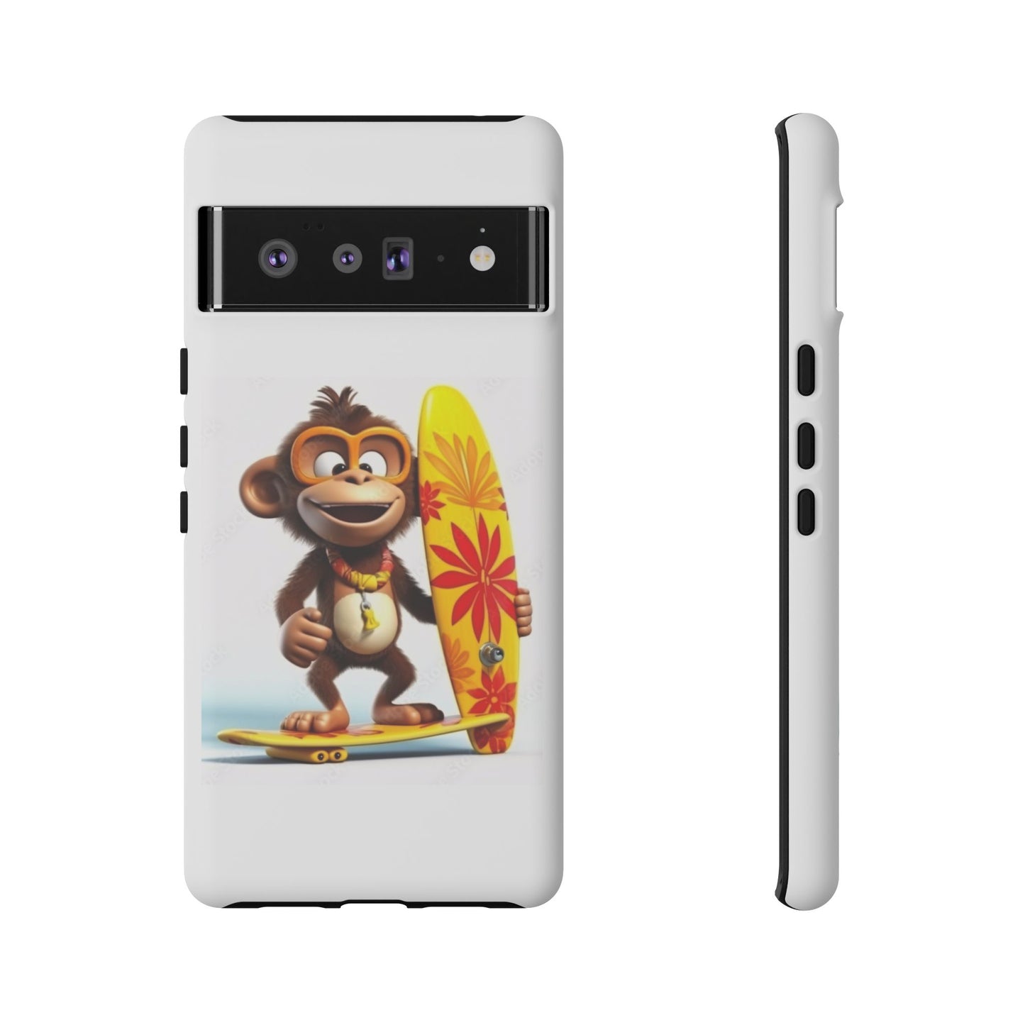 Surfer Monkey -Tough Whimsical Phone Cases