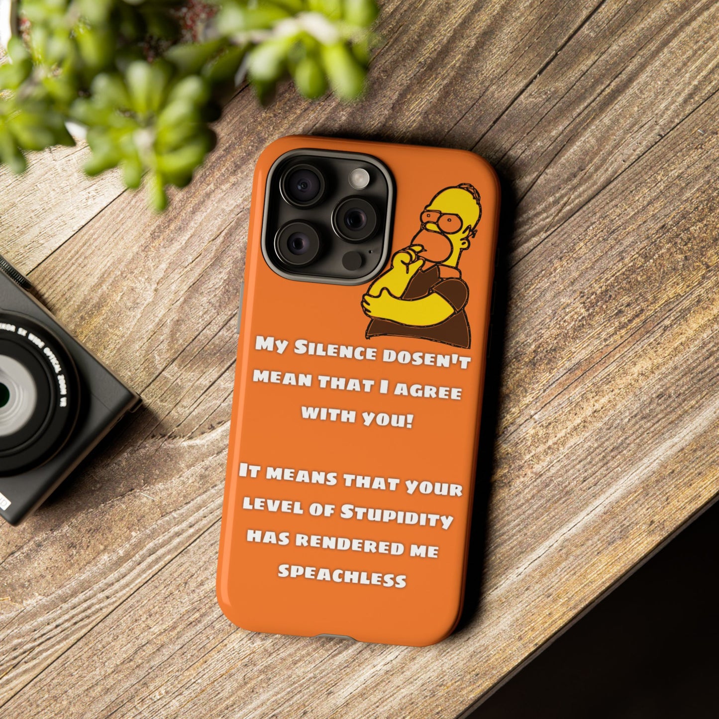 My Silence - Tough Cases - Whimsical Phone Cases