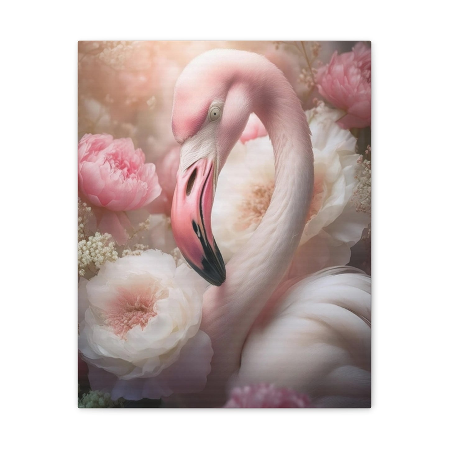 Flamingo - Canvas Stretched, 0.75"