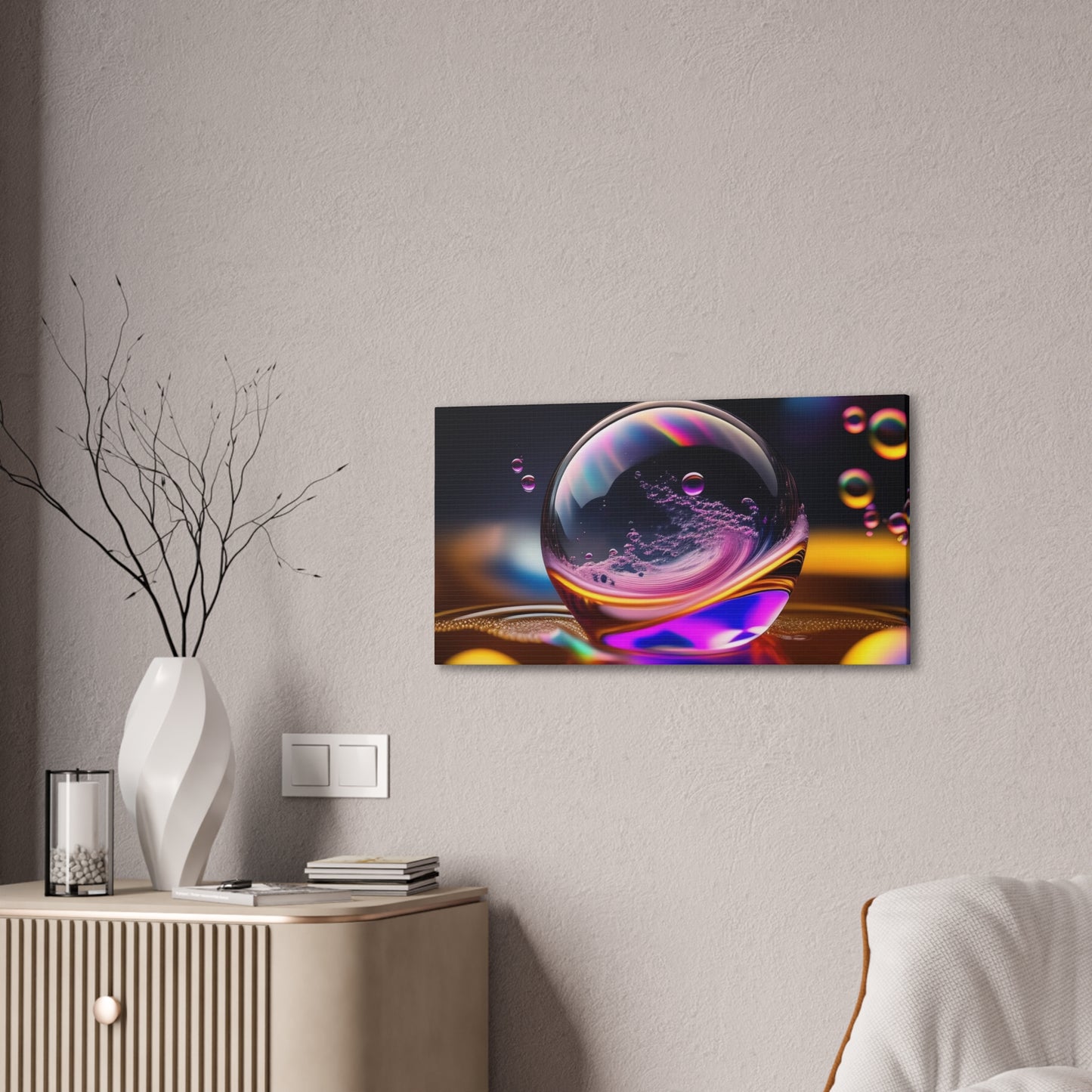 Glass Ball - Canvas Stretched, 0.75"