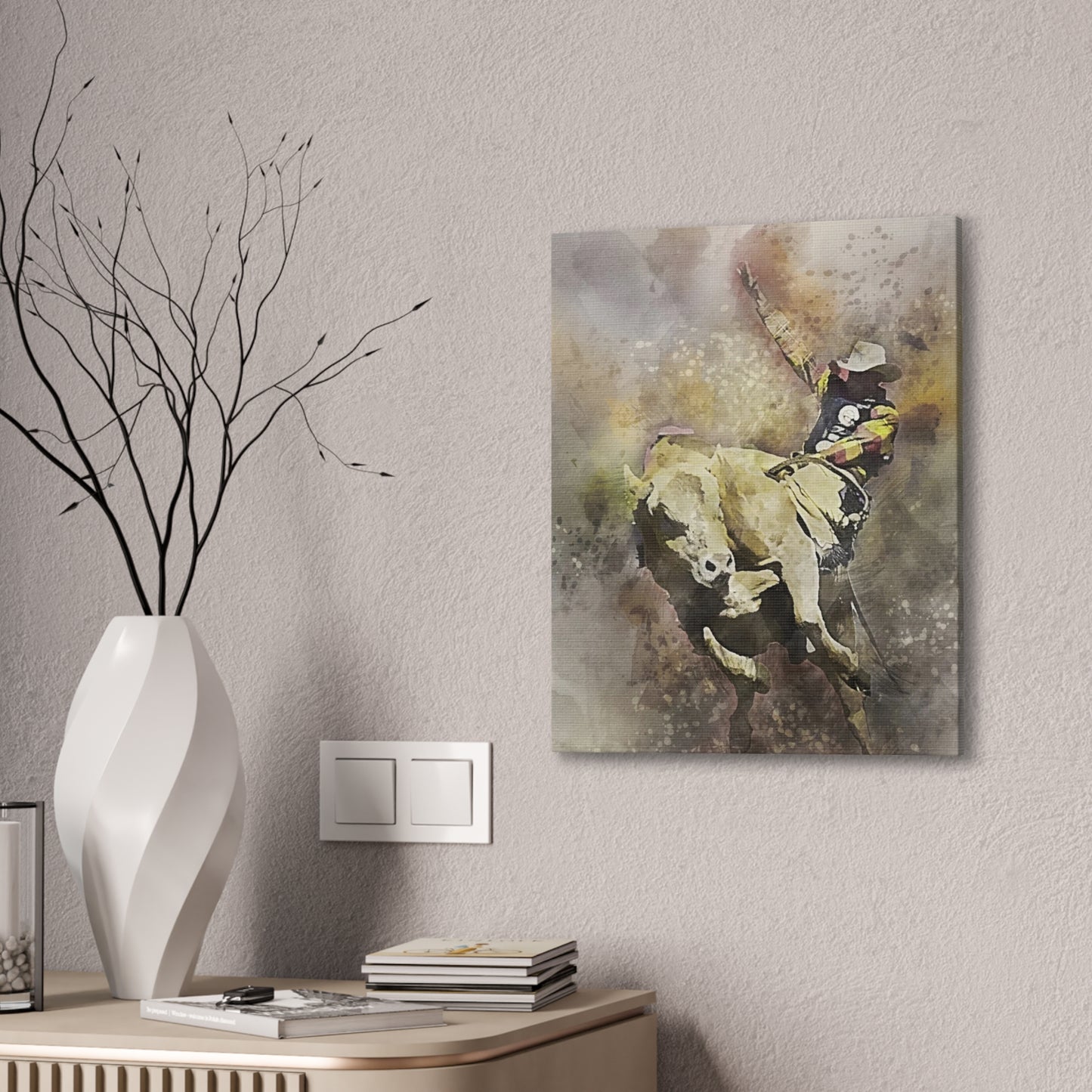 Cowboy PBR - Canvas Stretched, 0.75"