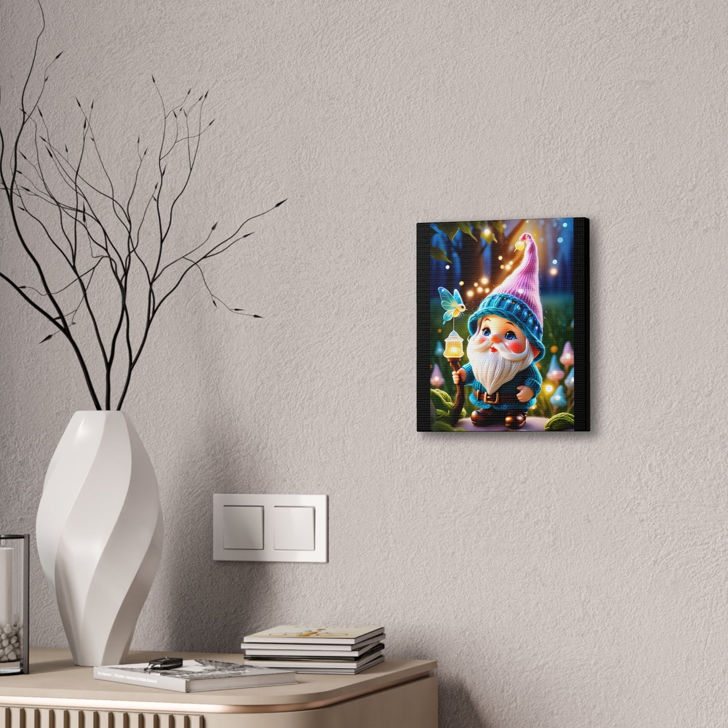 Gnome - Canvas Stretched, 0.75"