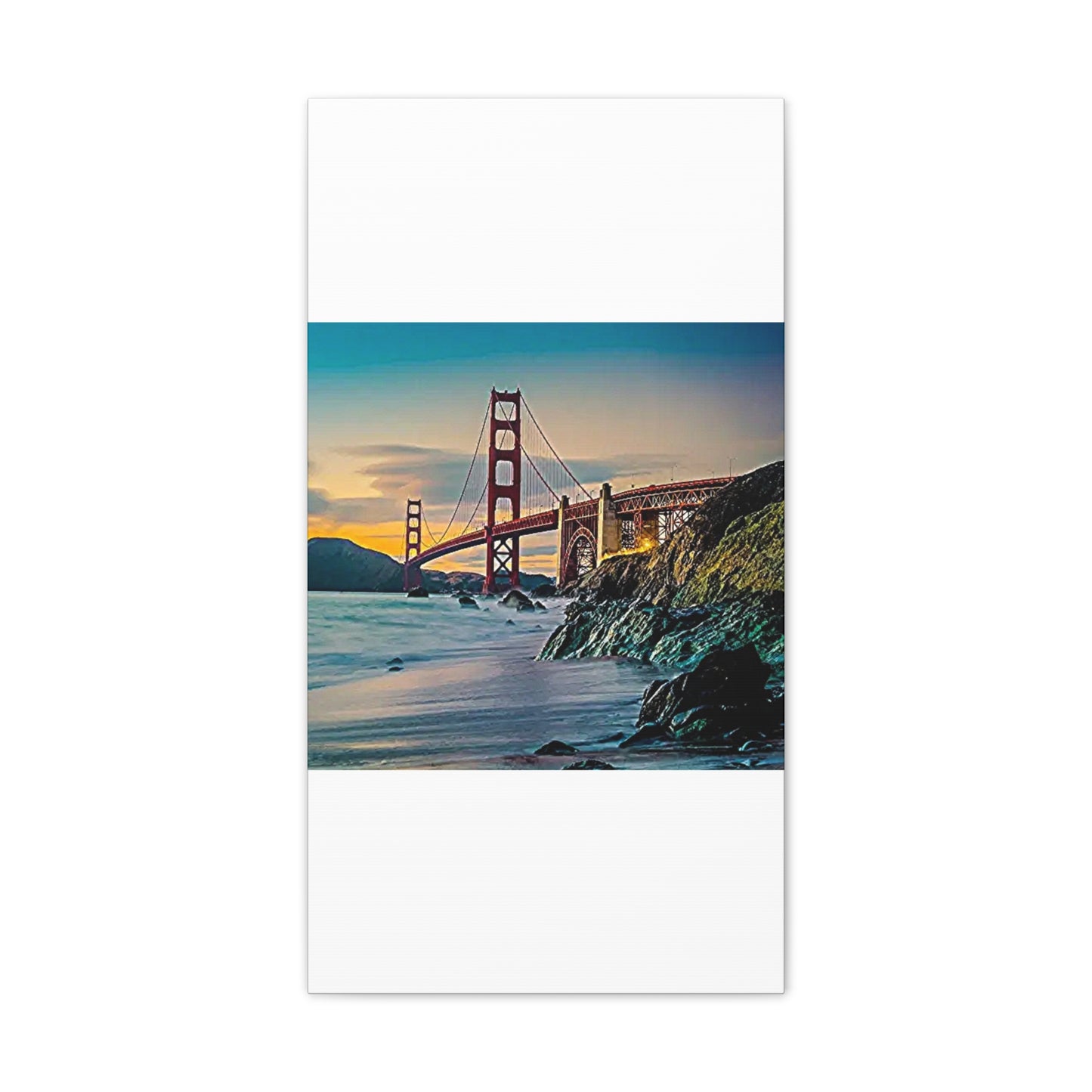 Golden Gate - Canvas Stretched, 0.75"