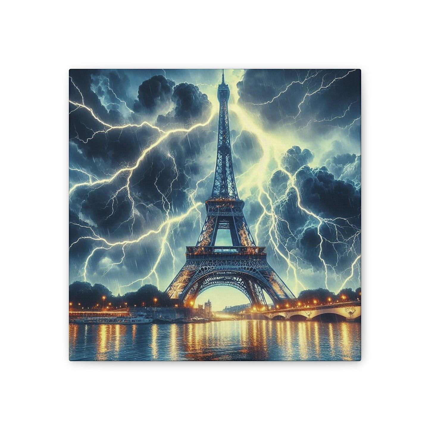 Eiffel Tower - Canvas Stretched, 0.75"