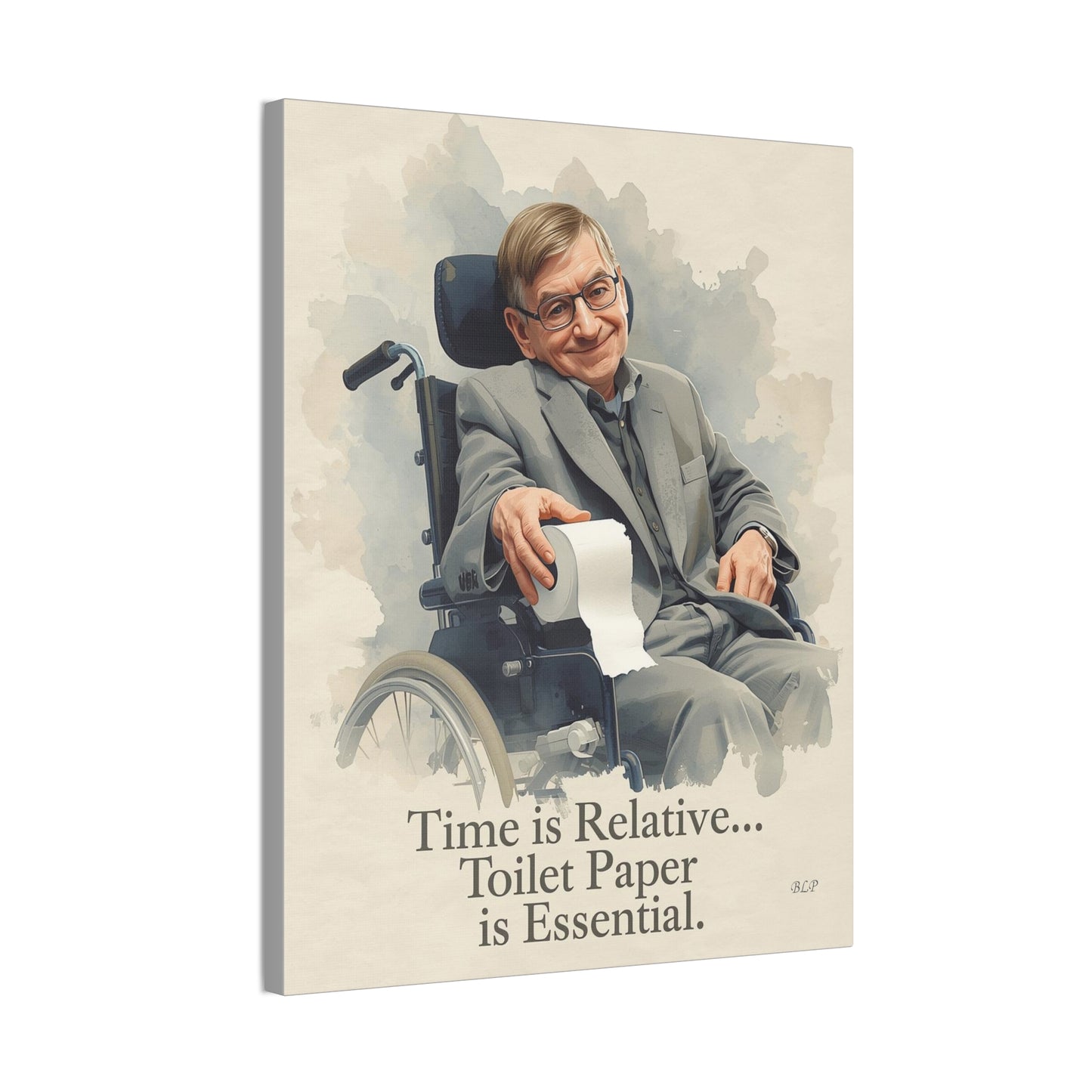 Hawking - Canvas Stretched, 0.75" - 2026 Wall Art - Bathroom Humor