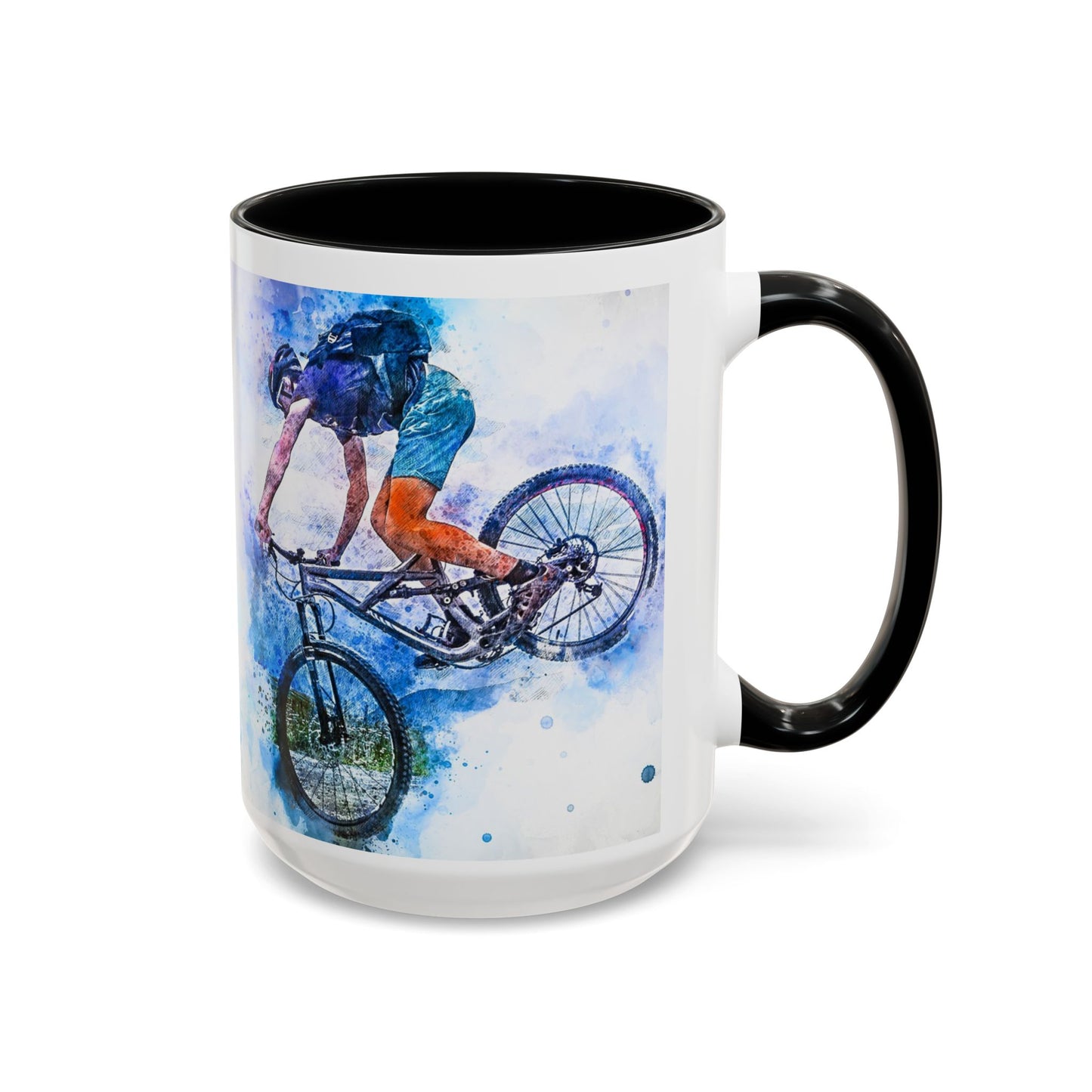 Mountain Bike - Accent Coffee Mug (11, 15oz)