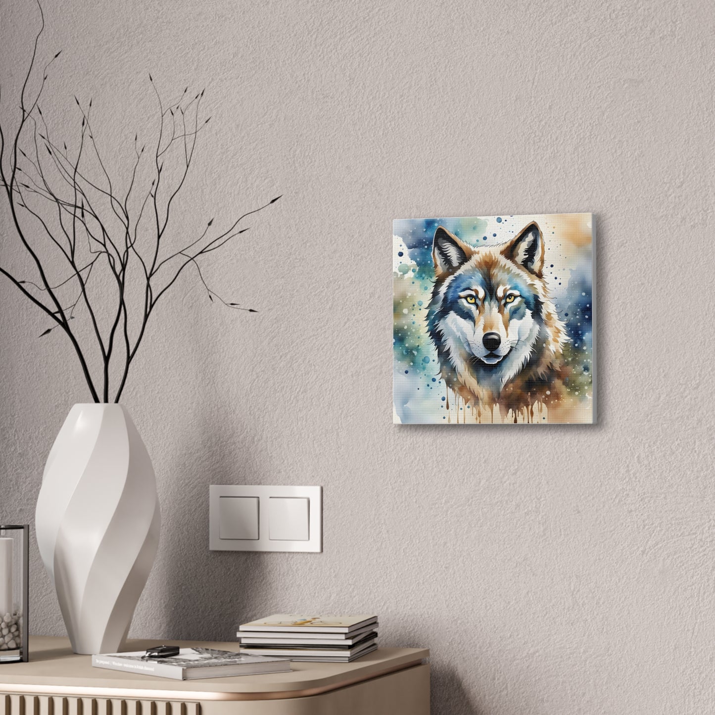 Wolf - Canvas Stretched, 0.75"