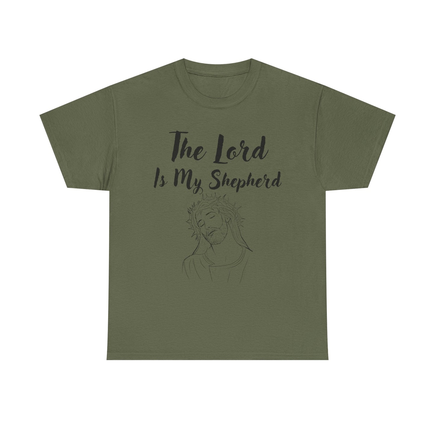 The Lord is My Shepherd - Unisex Heavy Cotton T-Shirts - Easter - Mother's Day - Father's Day