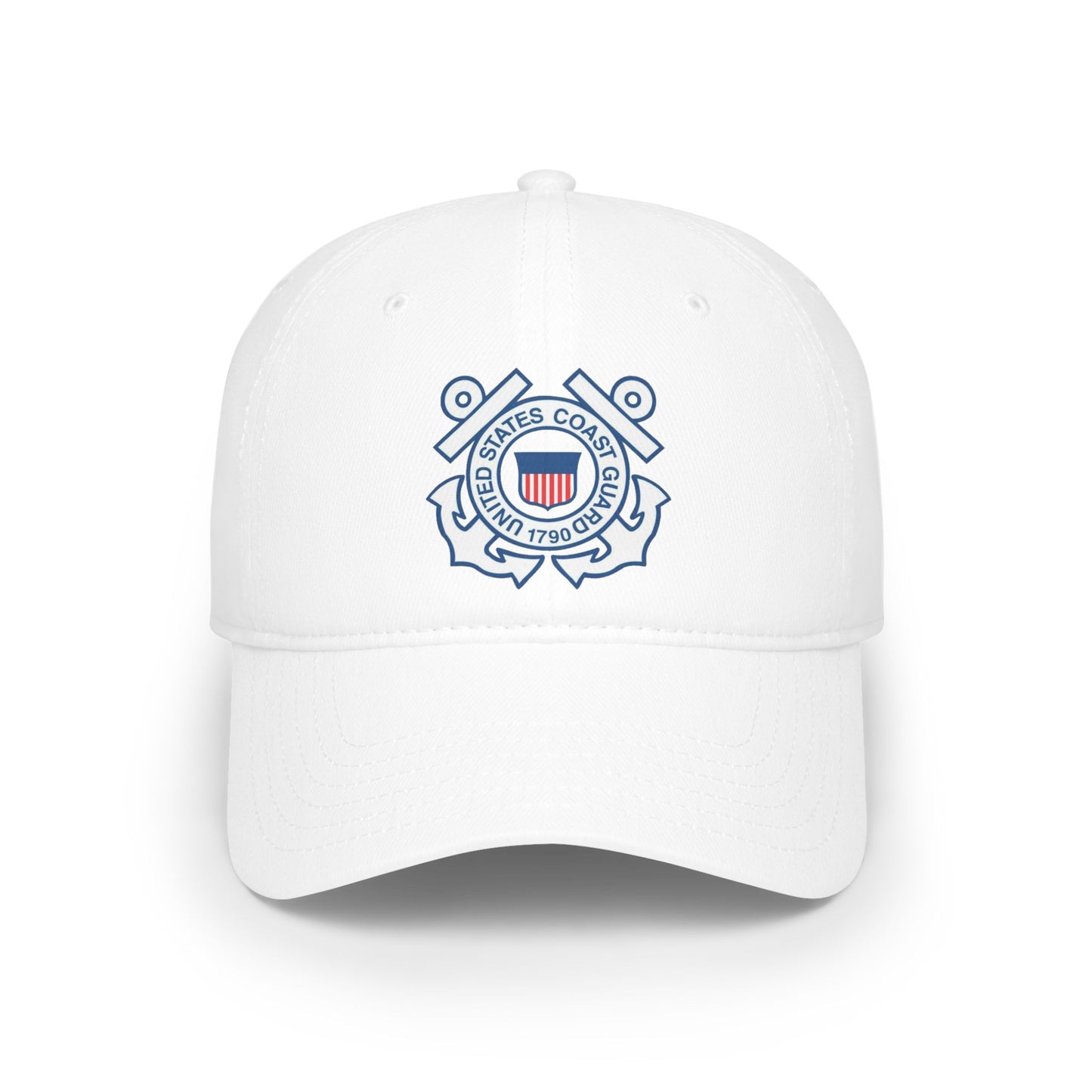 US Coast Guard - Low Profile Baseball Cap - Military - Father's Day - Veteran