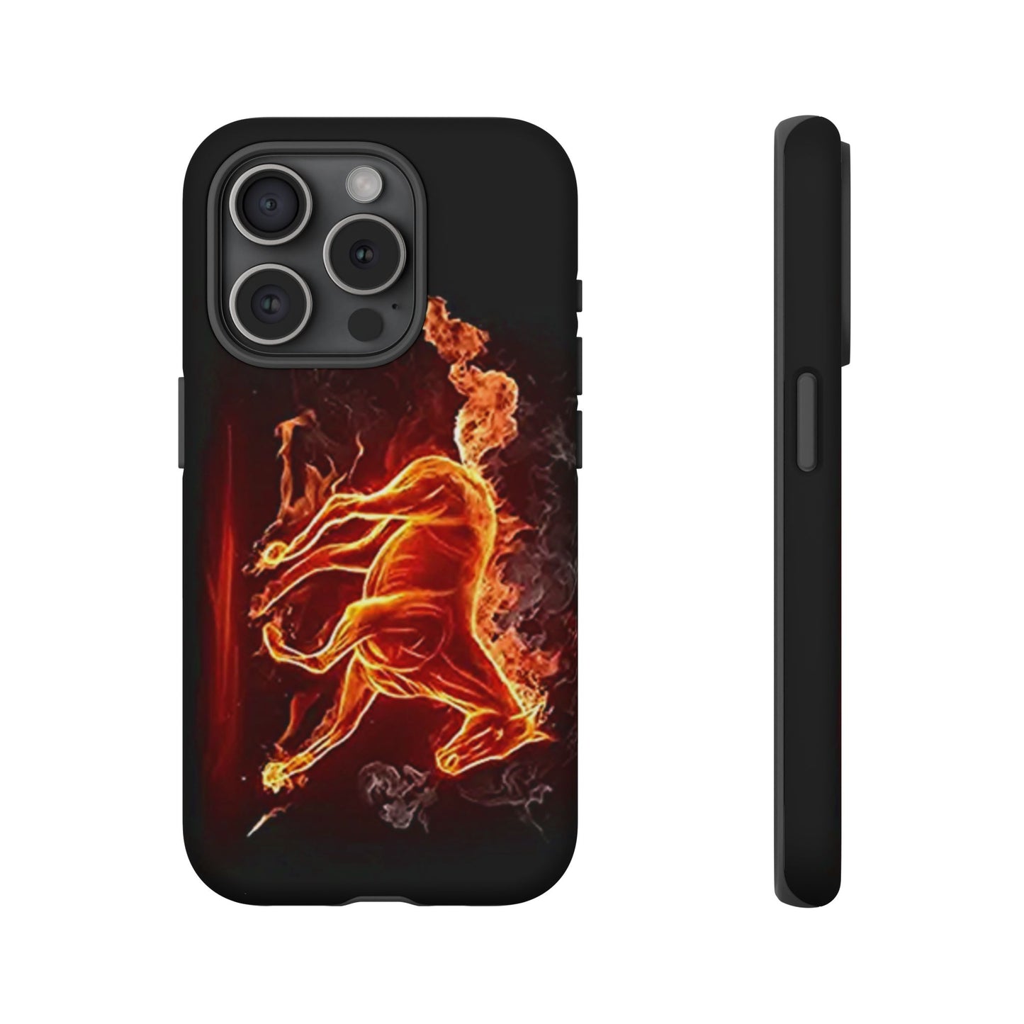 Burning Horse - Whimsical Phone Cases